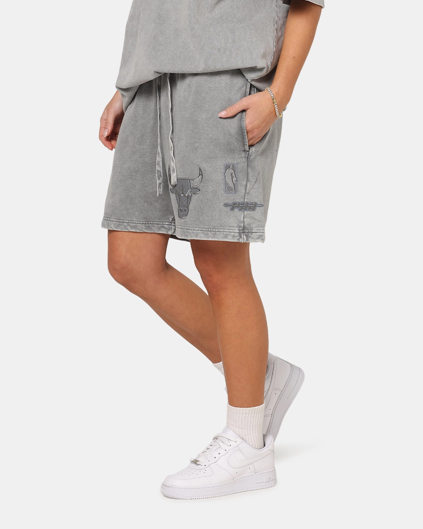 Pro Standard Chicago Bulls Washed Classic Shorts Washed Grey Flexible Design