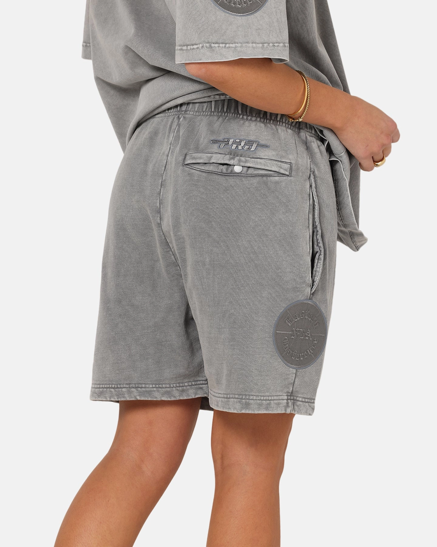 Pro Standard Chicago Bulls Washed Classic Shorts Washed Grey Vintage Wash