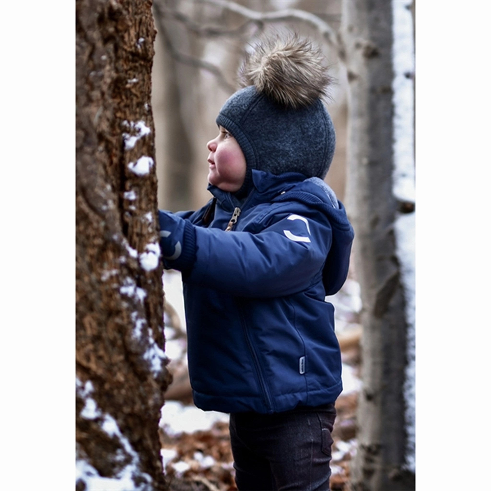 HighVisibility Trims Mikk-Line Nylon Baby Jacket Blue Nights