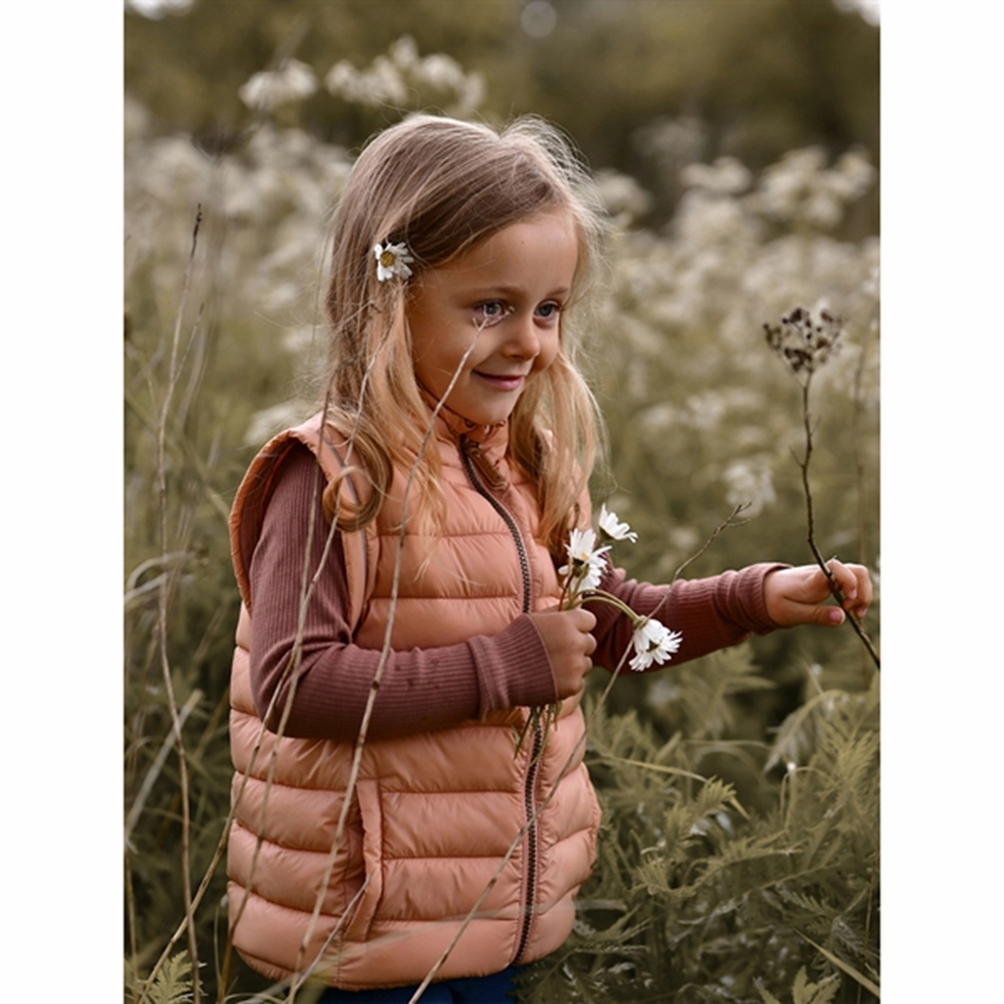 Mikk-Line Nylon puffer 2i1 Jacket Tawny Brown Versatile Styling