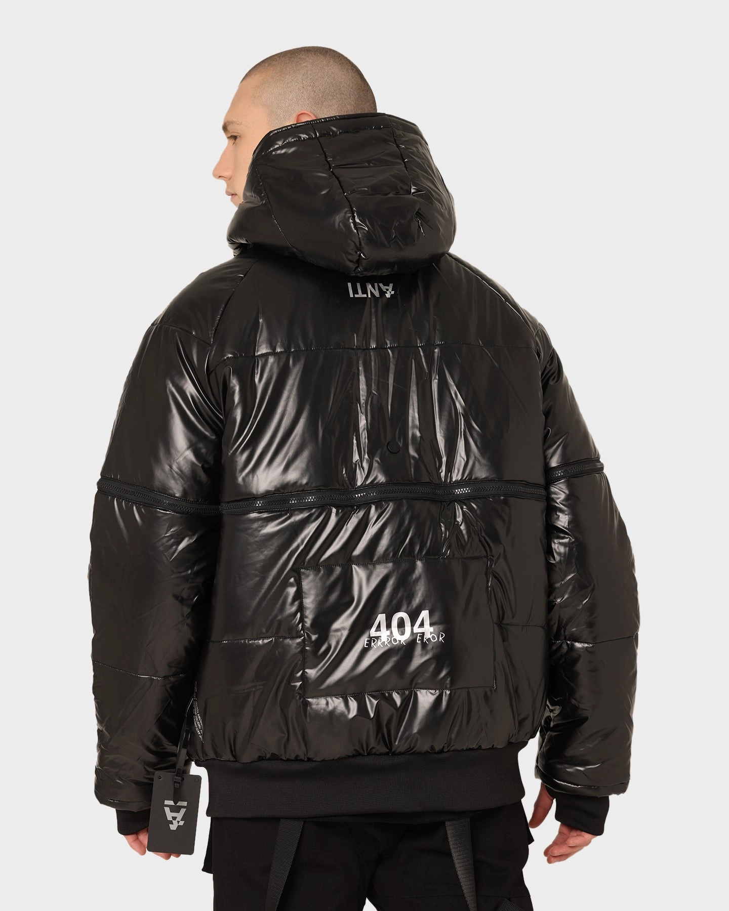 Forest The Anti Order Anti Joy Technical Puffer Jacket Black/Silver