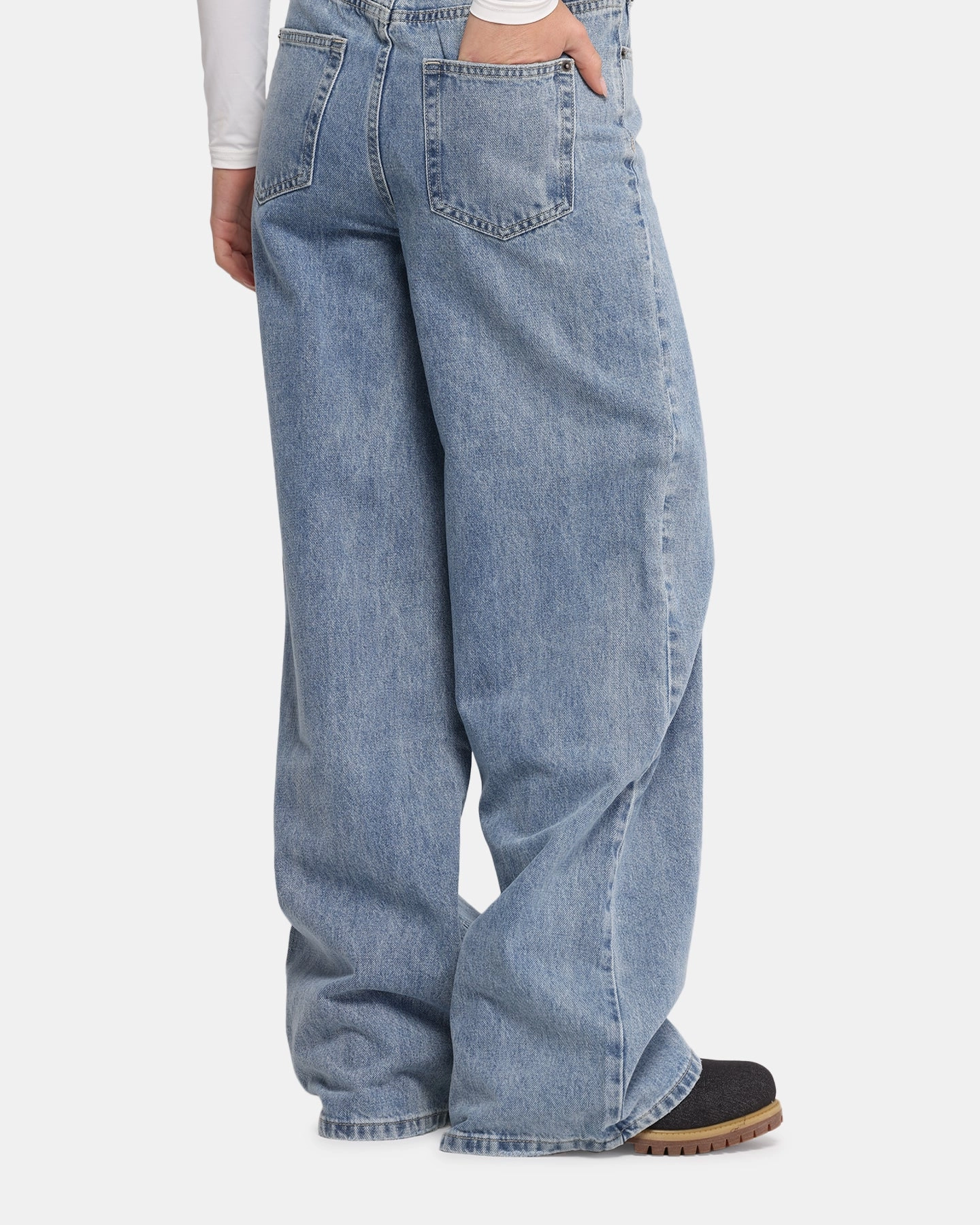 Cozy Look Easy Wear XXIII Women's Wide Leg Jeans Blue Denim