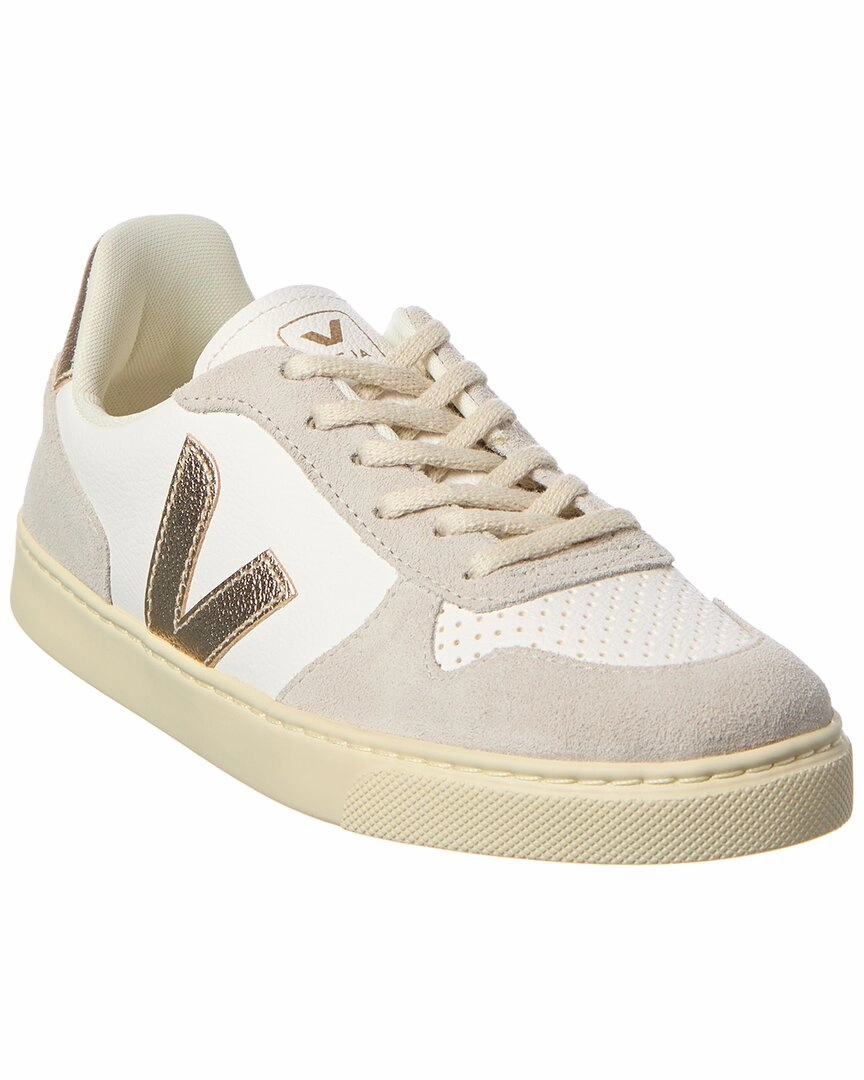 Jump High VEJA Small V-10 Laces Chromefree Leather Sneaker