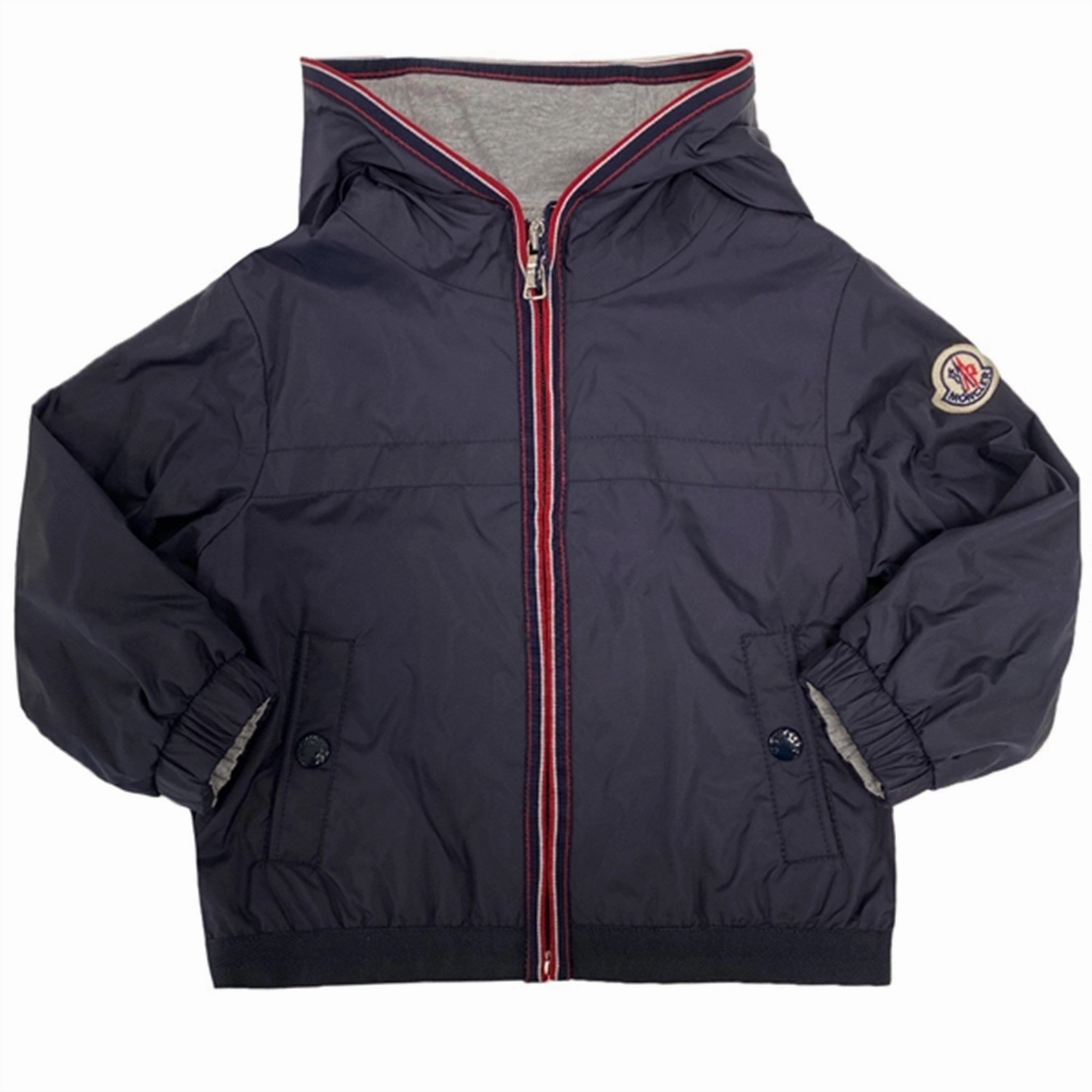 Athletic Tailored Fit Bonded Collars Moncler Anton Giubbotto Jakke Navy