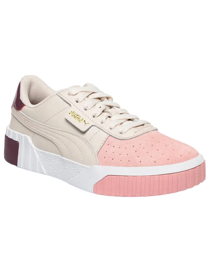 Puma scarpa sneakers da donna Cali Remix 369968 01 rosa beige Off Road Running Anaerobic