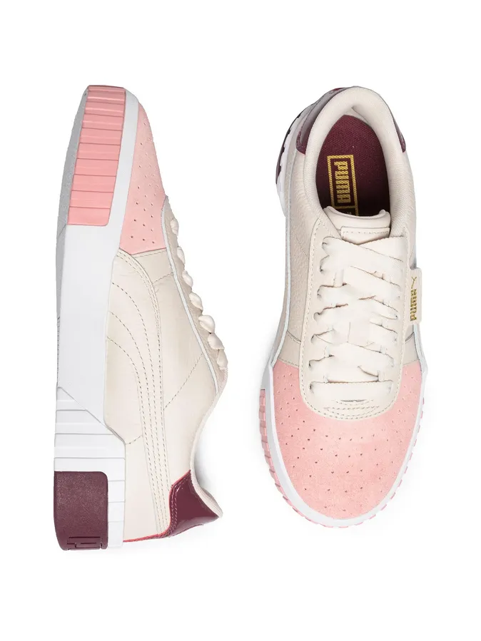 Puma scarpa sneakers da donna Cali Remix 369968 01 rosa beige beginner - friendly shoes men