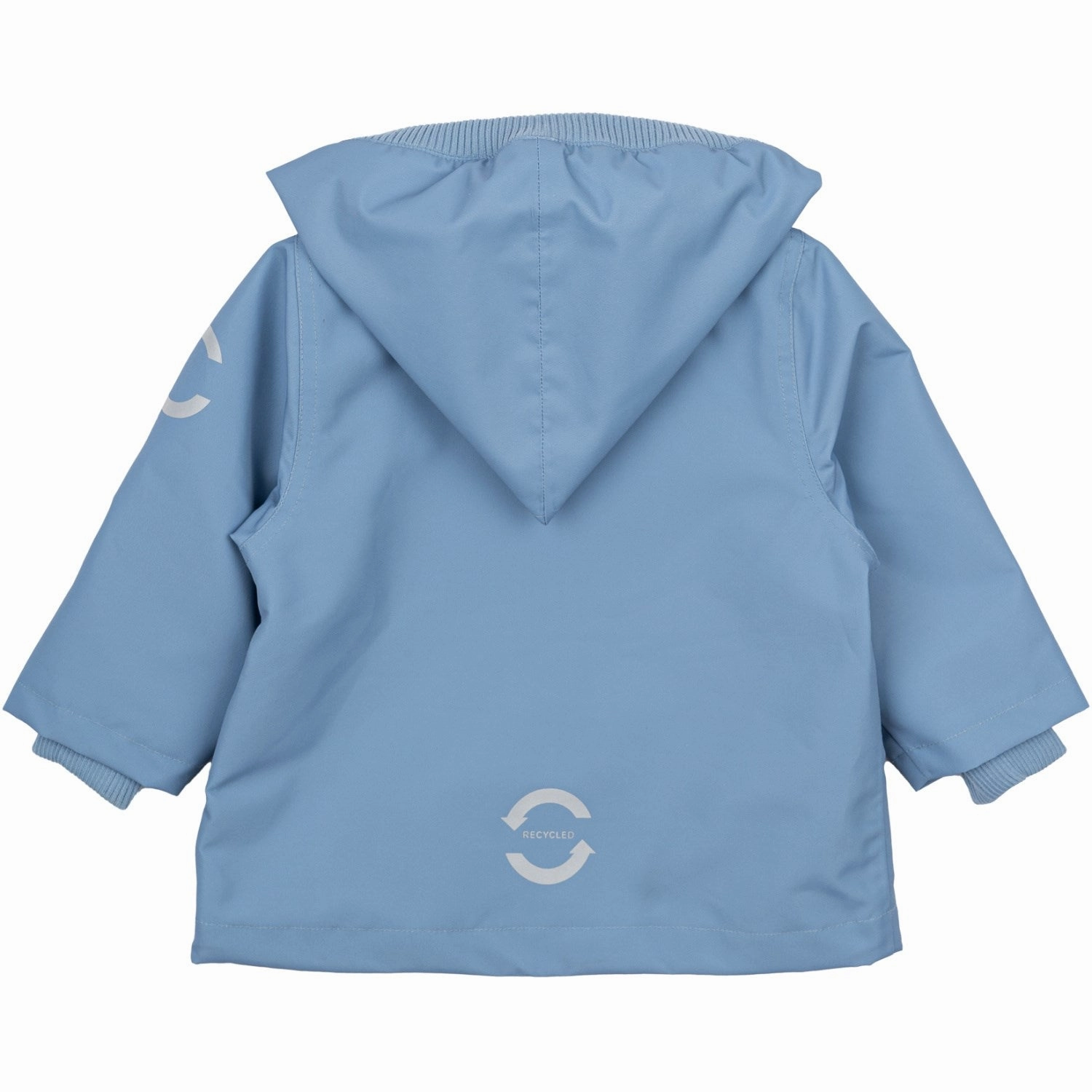 Mikk-Line Faded Denim Polyester Baby Jacket Durable Outer Layer