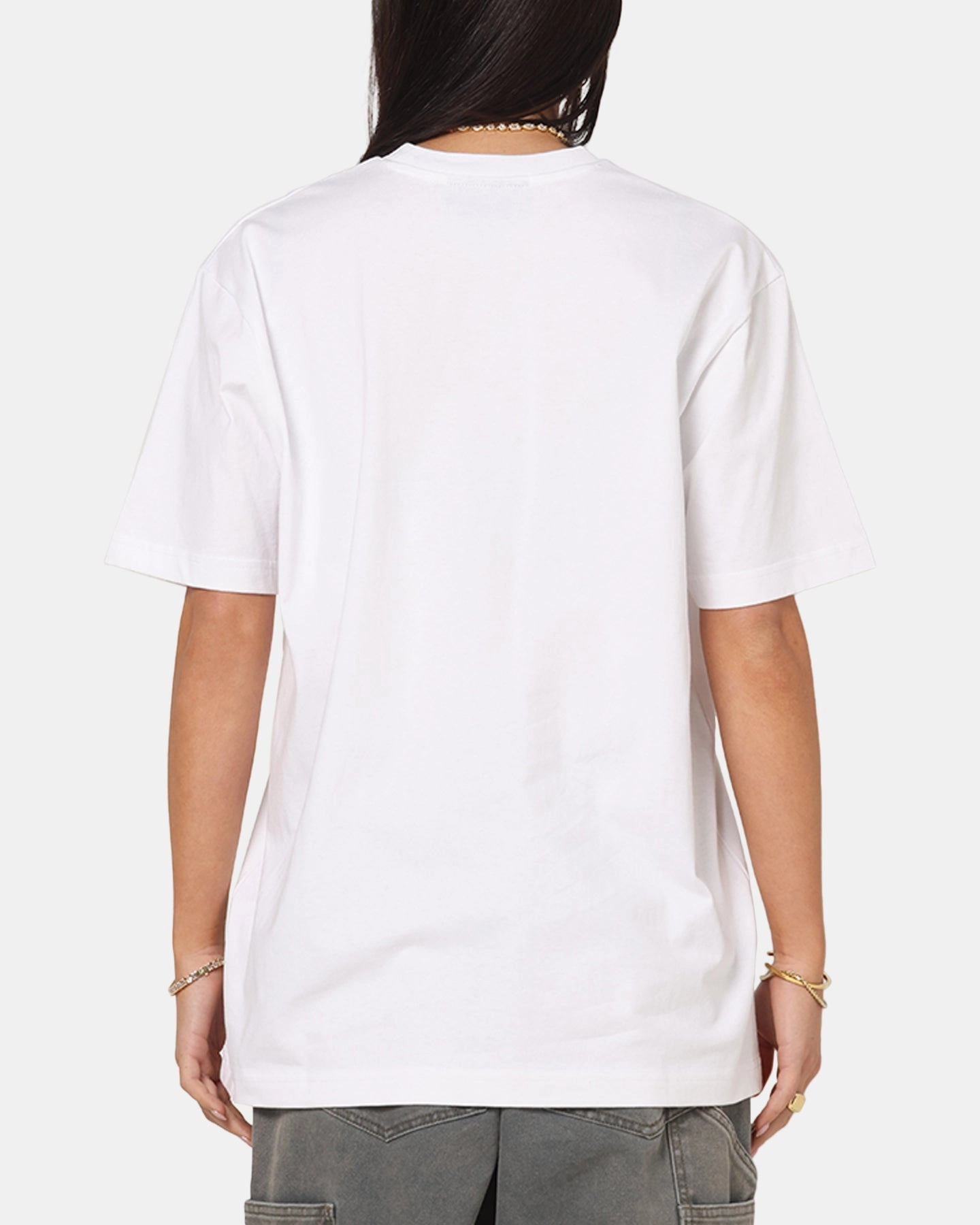 New Era Los Angeles Dodgers Oversized Paint T-Shirt White Natural Fiber Blend