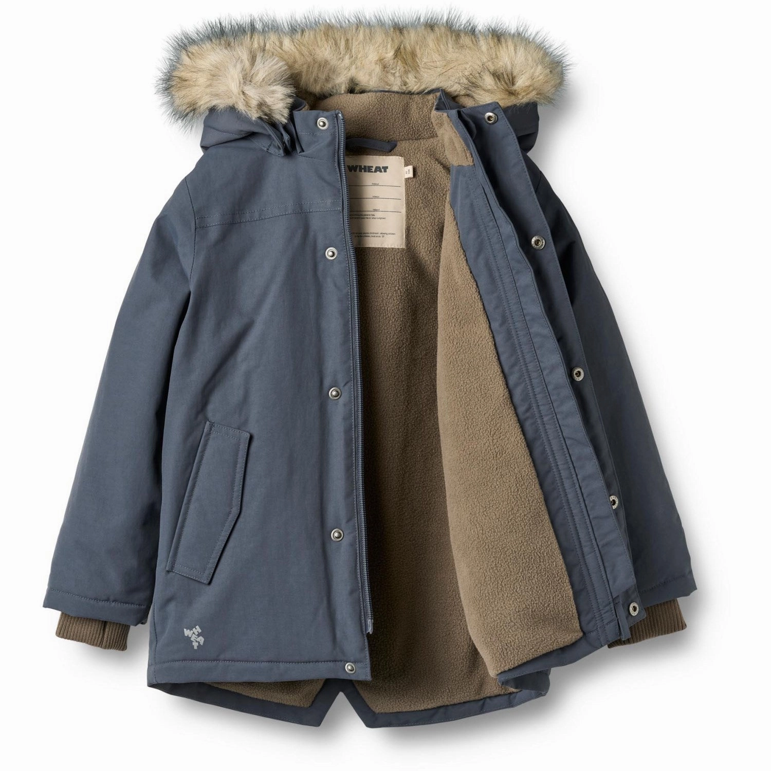 Multi Layer Design Snow Ready Outfit Wheat Greyblue Jacket Kasper