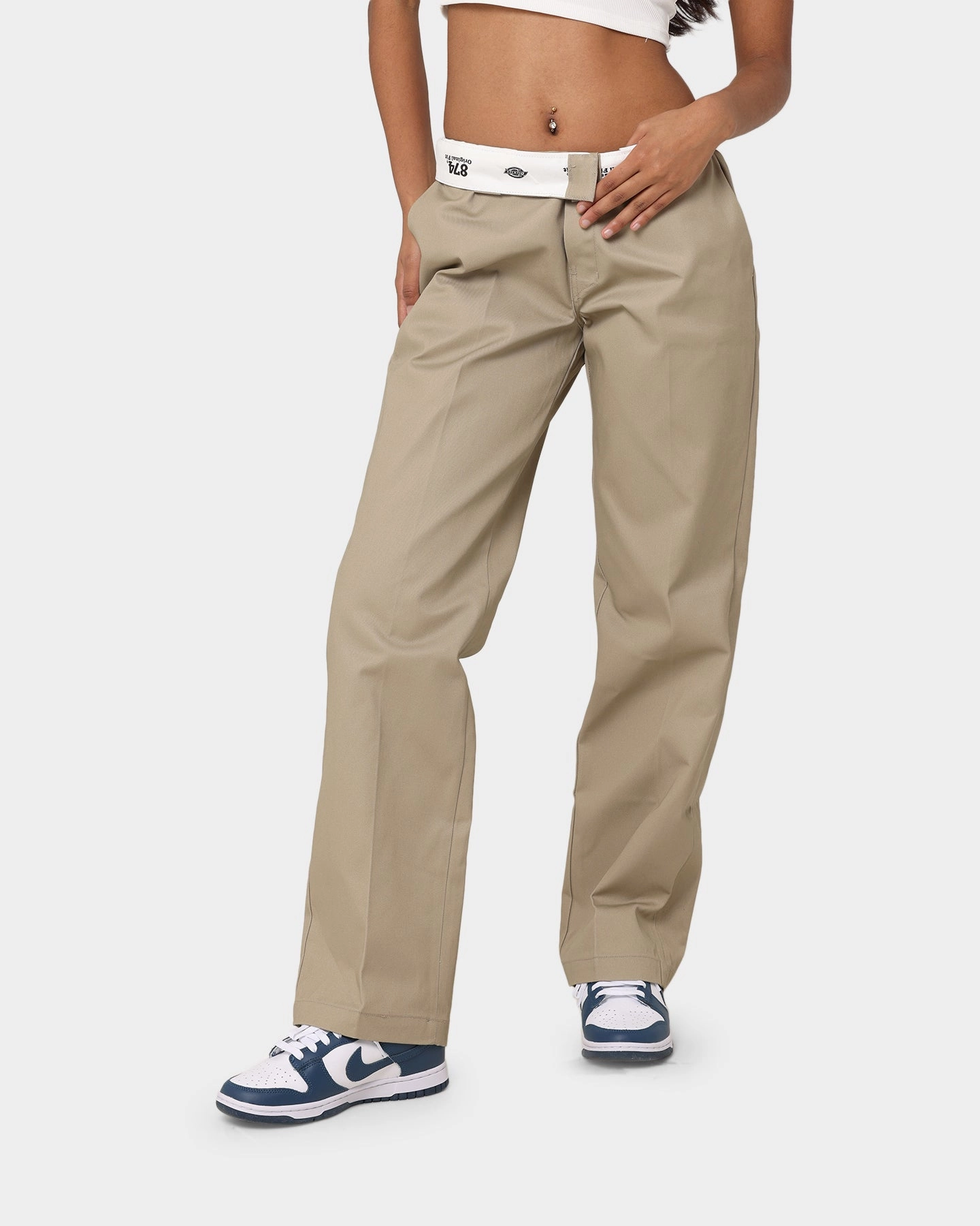Dickies Original 874 Work Pants Khaki ReinforcedSeams