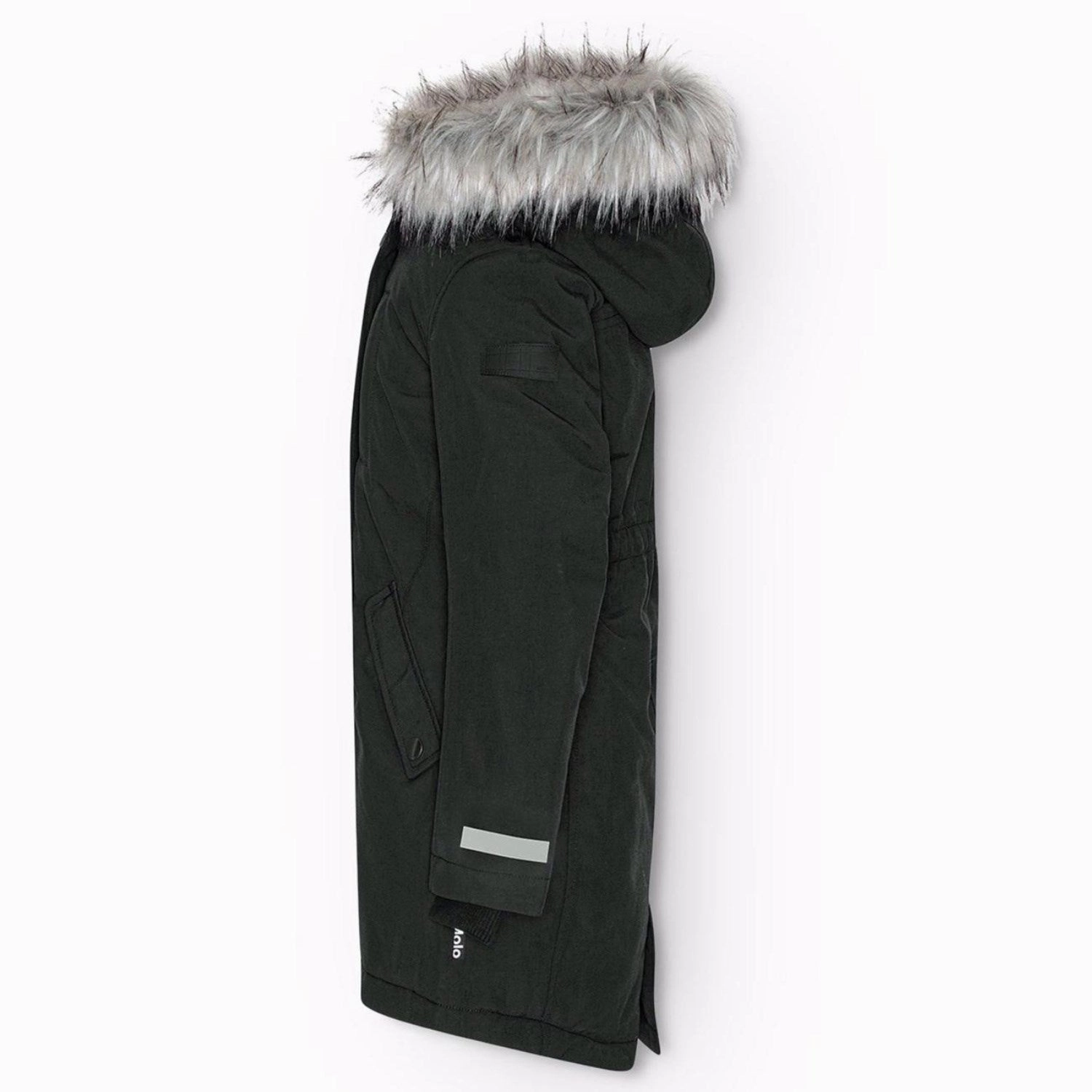 Reused Cloth Molo Black Peace Jacket
