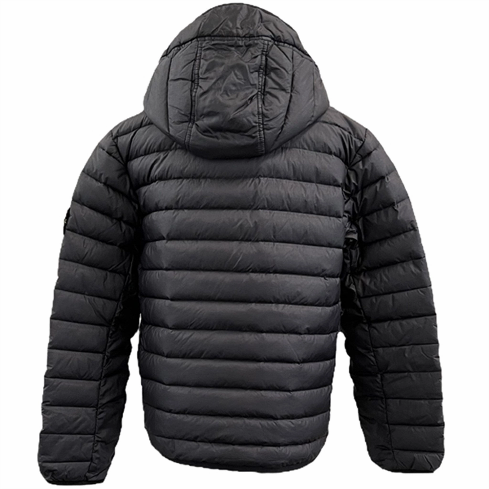 Stone Island Real Down Jacket Charcoal Winter Outerwear Soft Lined Interior