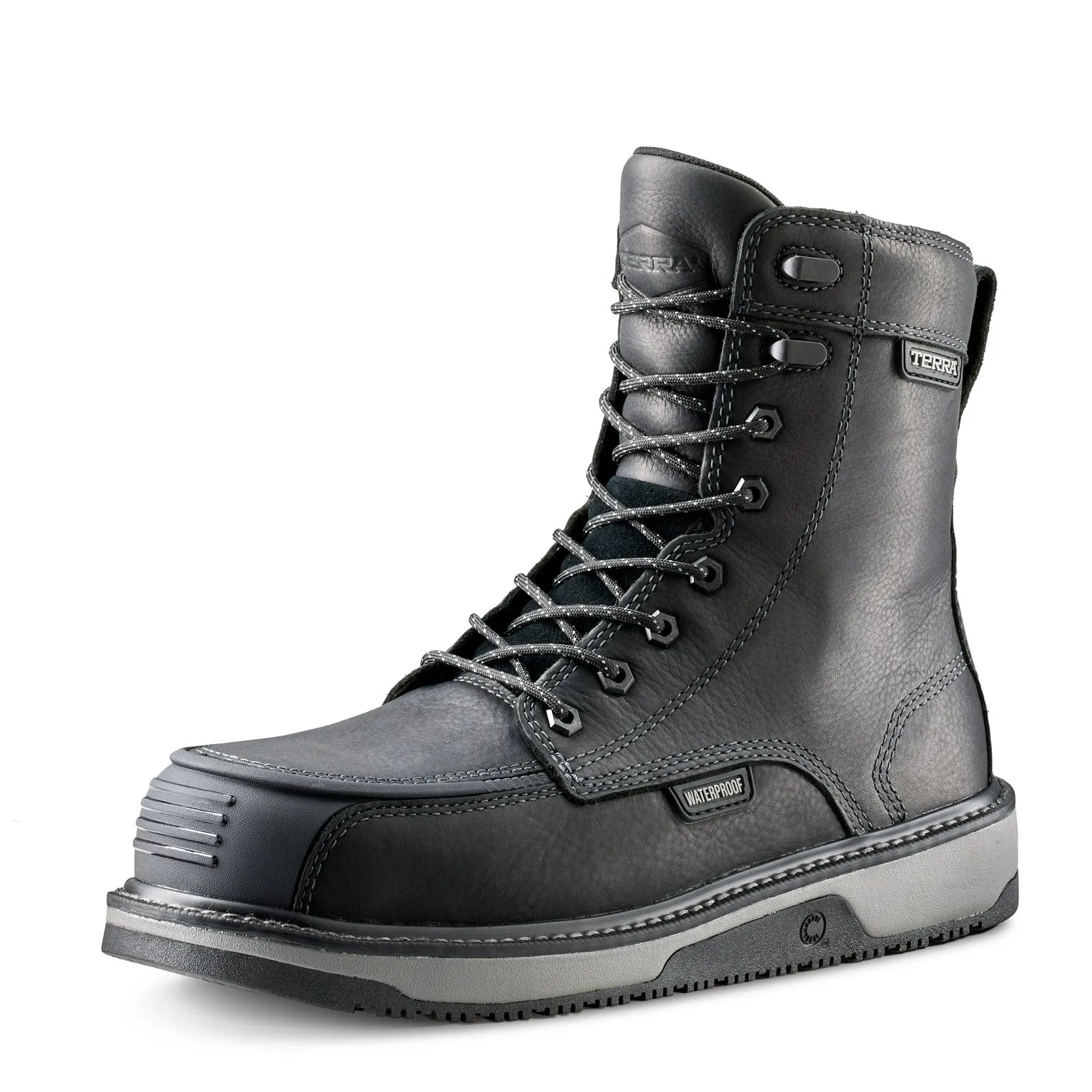 Terra Men's Ironstone 8" Waterproof Composite Toe Safety Work Boot
