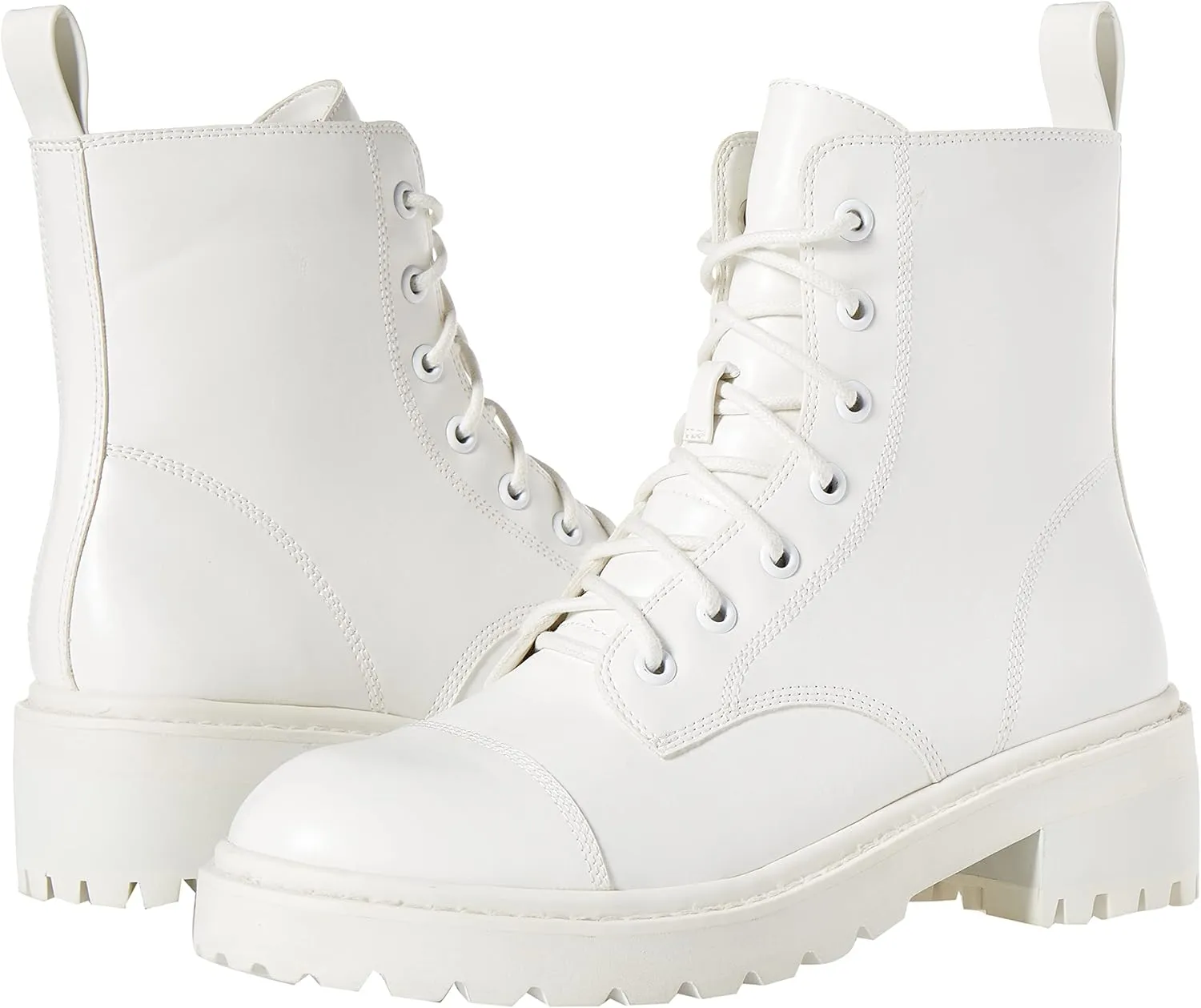 The Drop Women's Sparta Chunky Sole Lace-Up Combat Boot