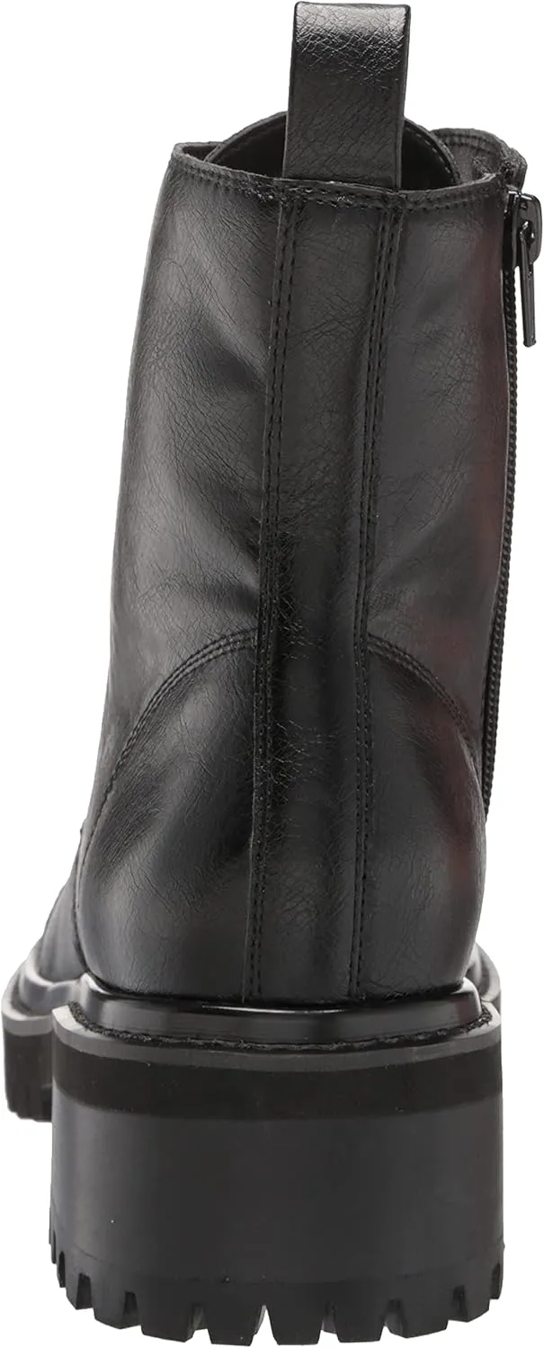 The Drop Women's Sparta Chunky Sole Lace-Up Combat Boot