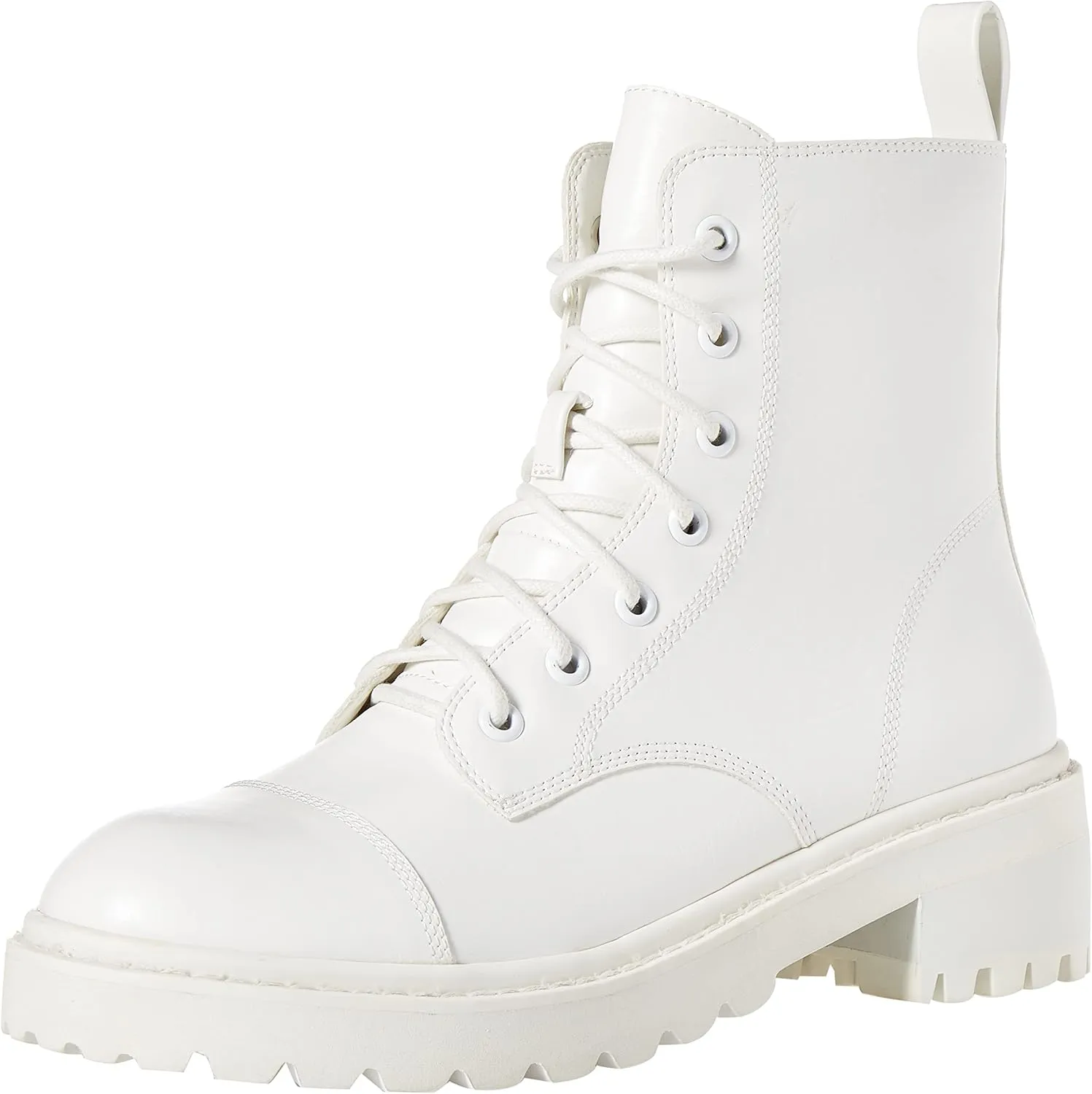 The Drop Women's Sparta Chunky Sole Lace-Up Combat Boot