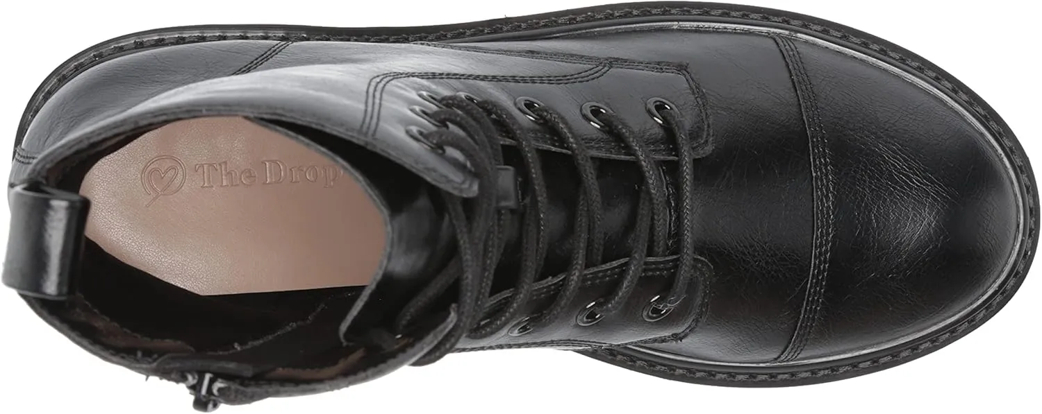 The Drop Women's Sparta Chunky Sole Lace-Up Combat Boot