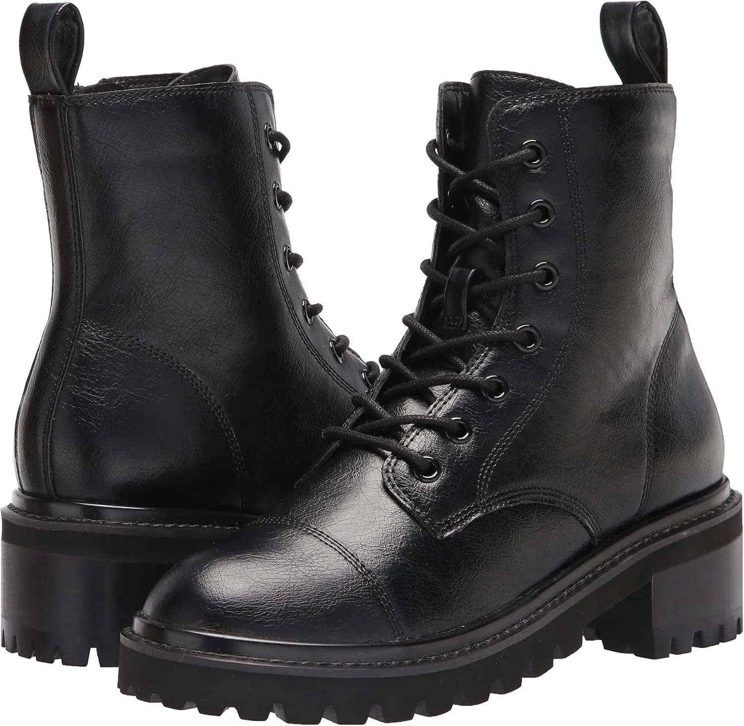The Drop Women's Sparta Chunky Sole Lace-Up Combat Boot