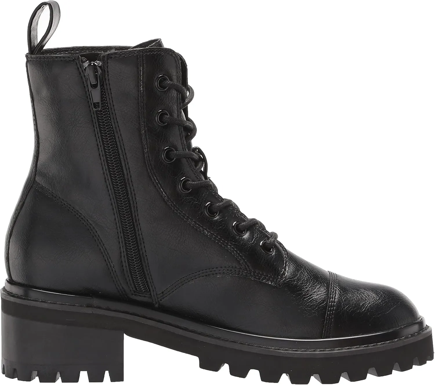 The Drop Women's Sparta Chunky Sole Lace-Up Combat Boot
