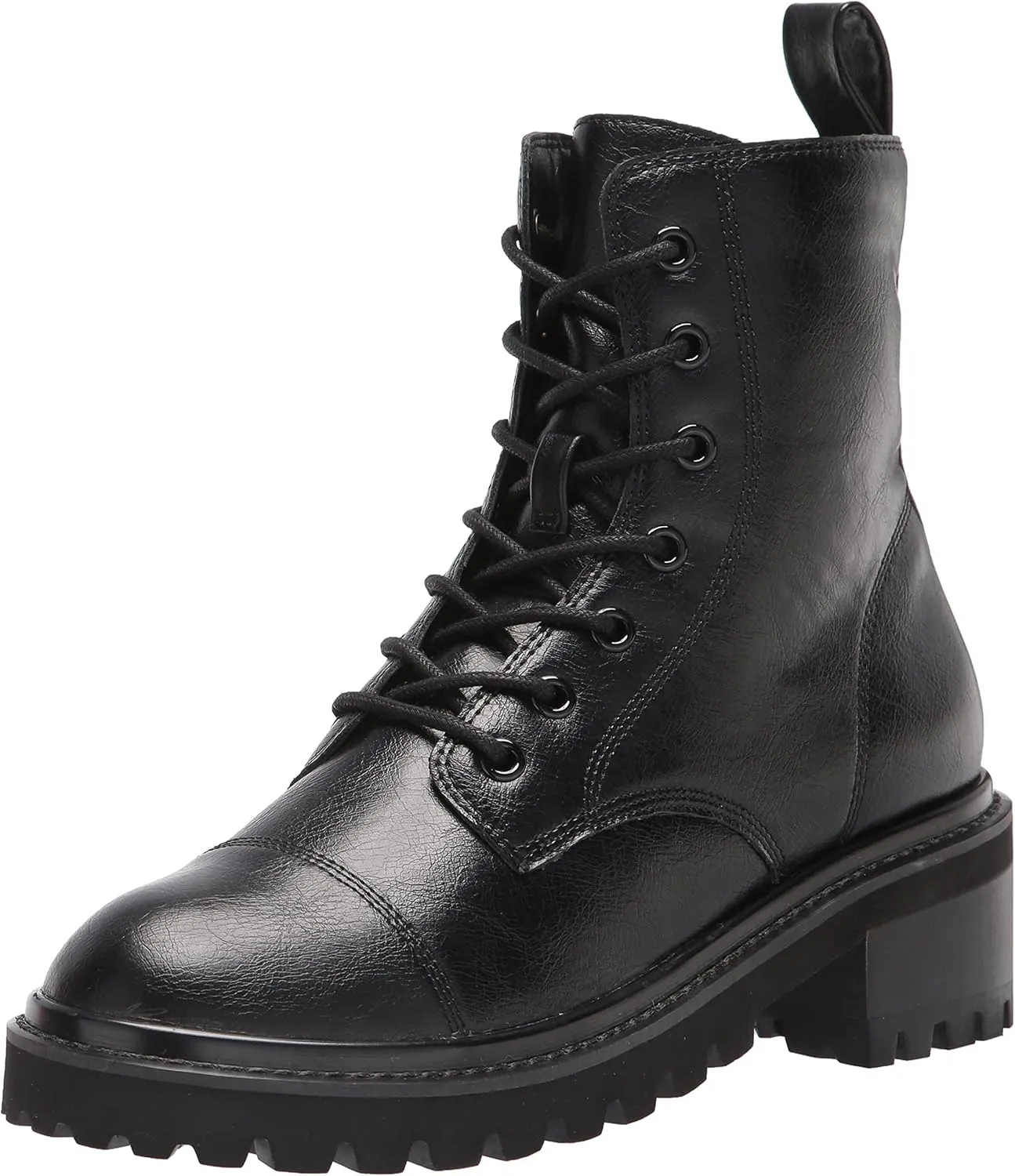 The Drop Women's Sparta Chunky Sole Lace-Up Combat Boot