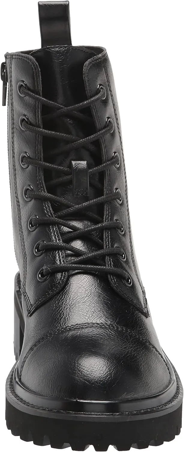 The Drop Women's Sparta Chunky Sole Lace-Up Combat Boot
