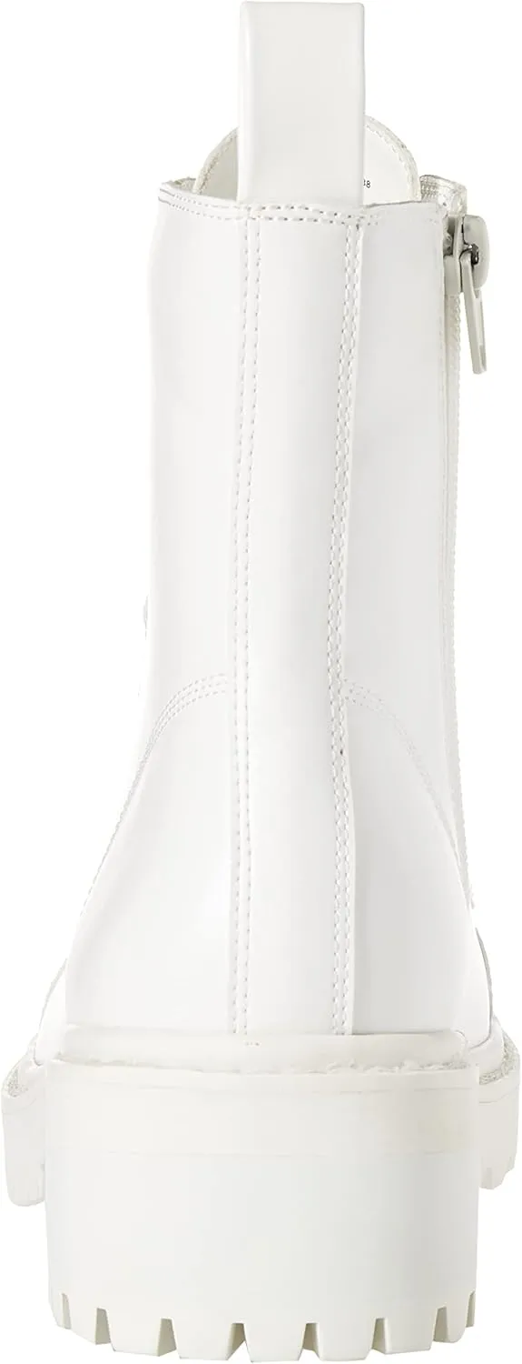The Drop Women's Sparta Chunky Sole Lace-Up Combat Boot