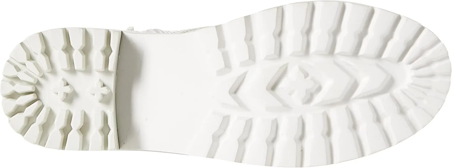 The Drop Women's Sparta Chunky Sole Lace-Up Combat Boot