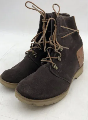 The North Face Women's Ballard Lace 2 NF0A3V1M Brown Combat Boots - Size 7.5
