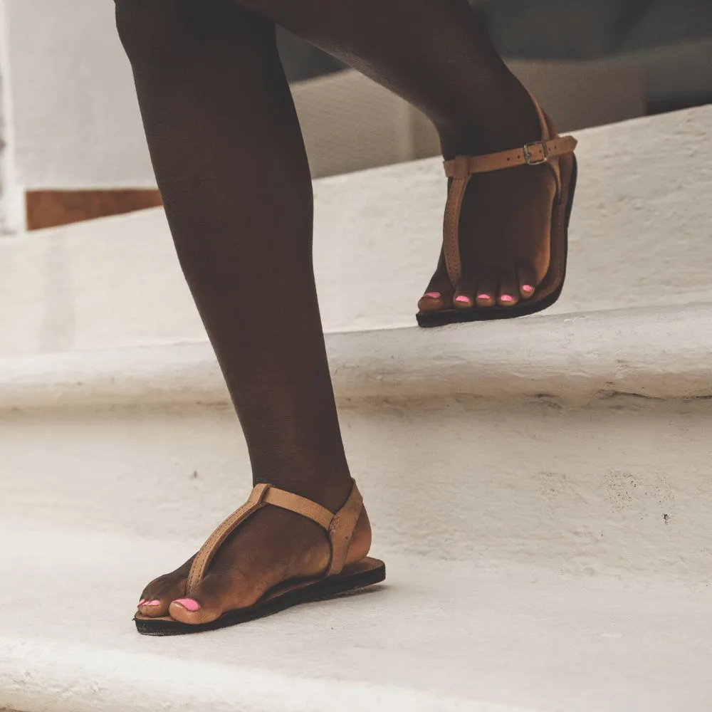 The Romana Girl's Leather Sandal