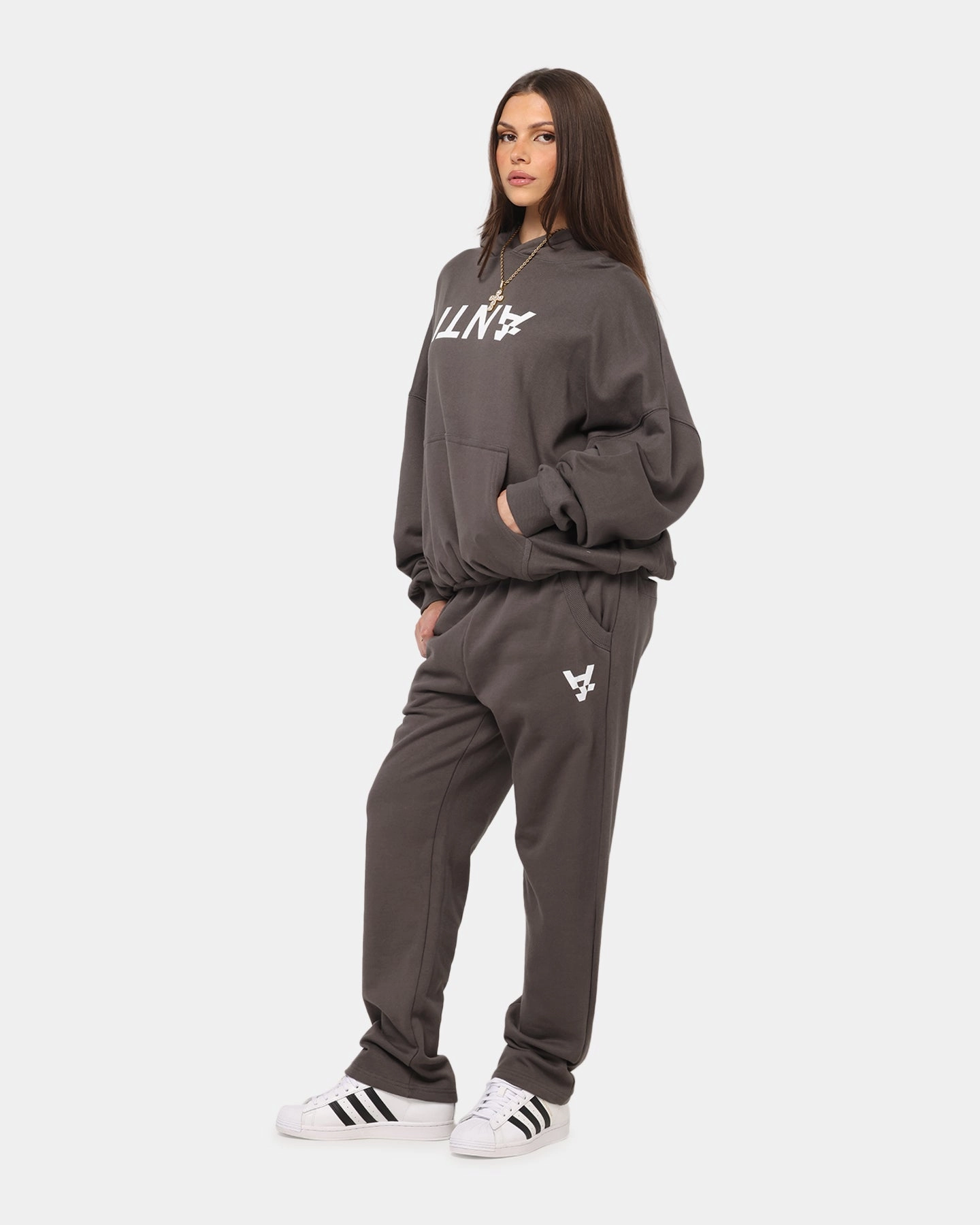 The Anti Order Alpha Inverse Pant Charcoal Grey Trendy Style Quick Release Closure