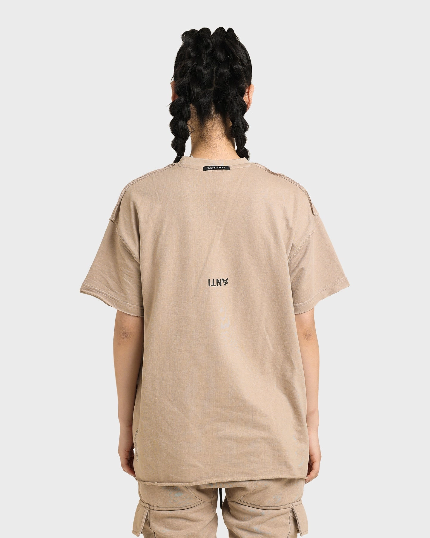 Chic and Cozy Wear Everyday Style The Anti Order Anti Essential Oversized T-Shirt Bone