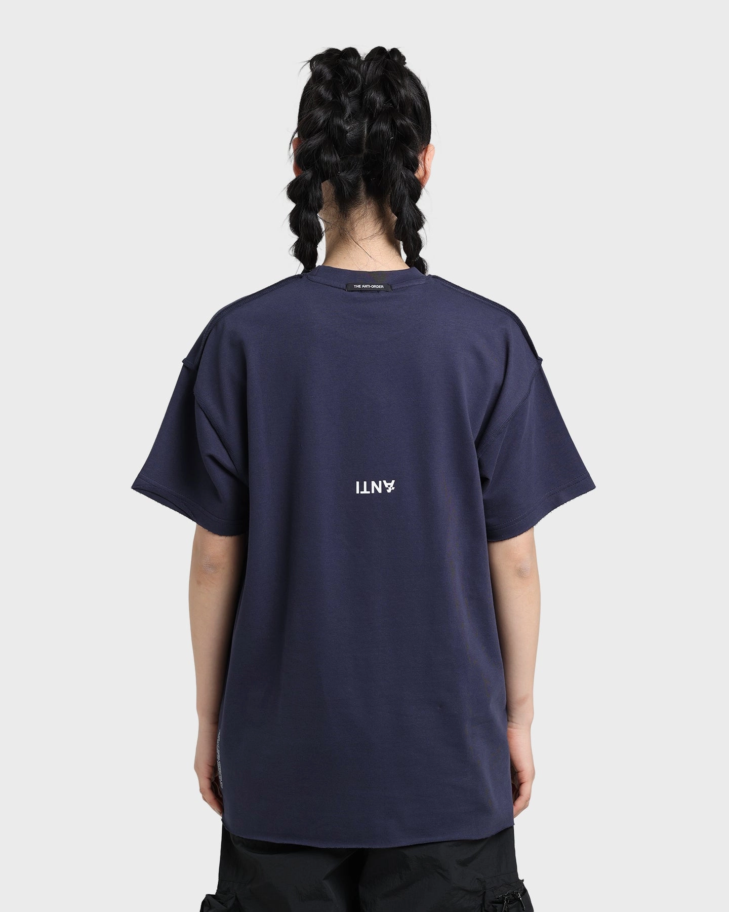 The Anti Order Anti Essential Oversized T-Shirt Navy Everyday Layer Thermal regulation