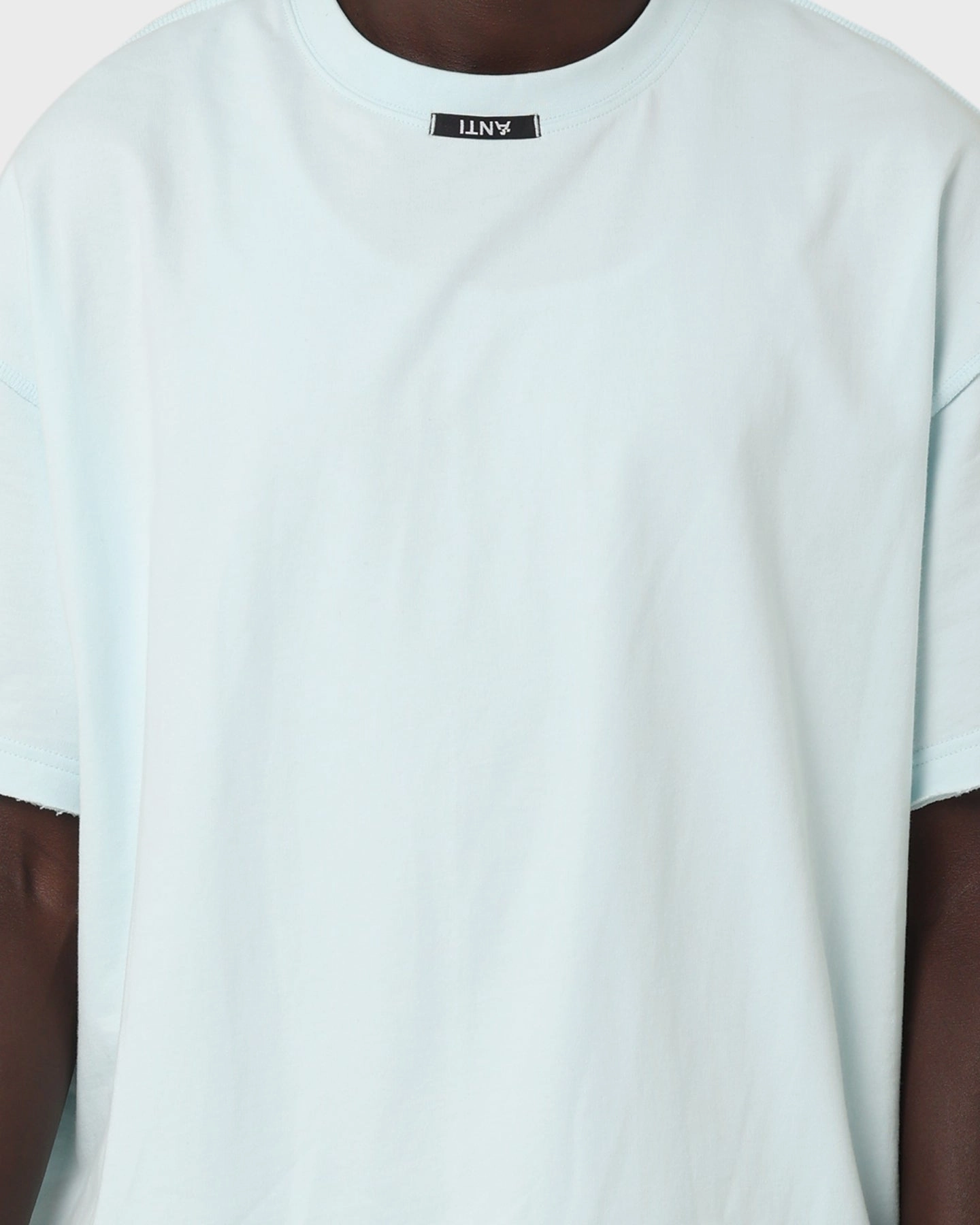Trendy Top quick-drying The Anti Order Anti Essential Oversized T-Shirt Pastel Blue