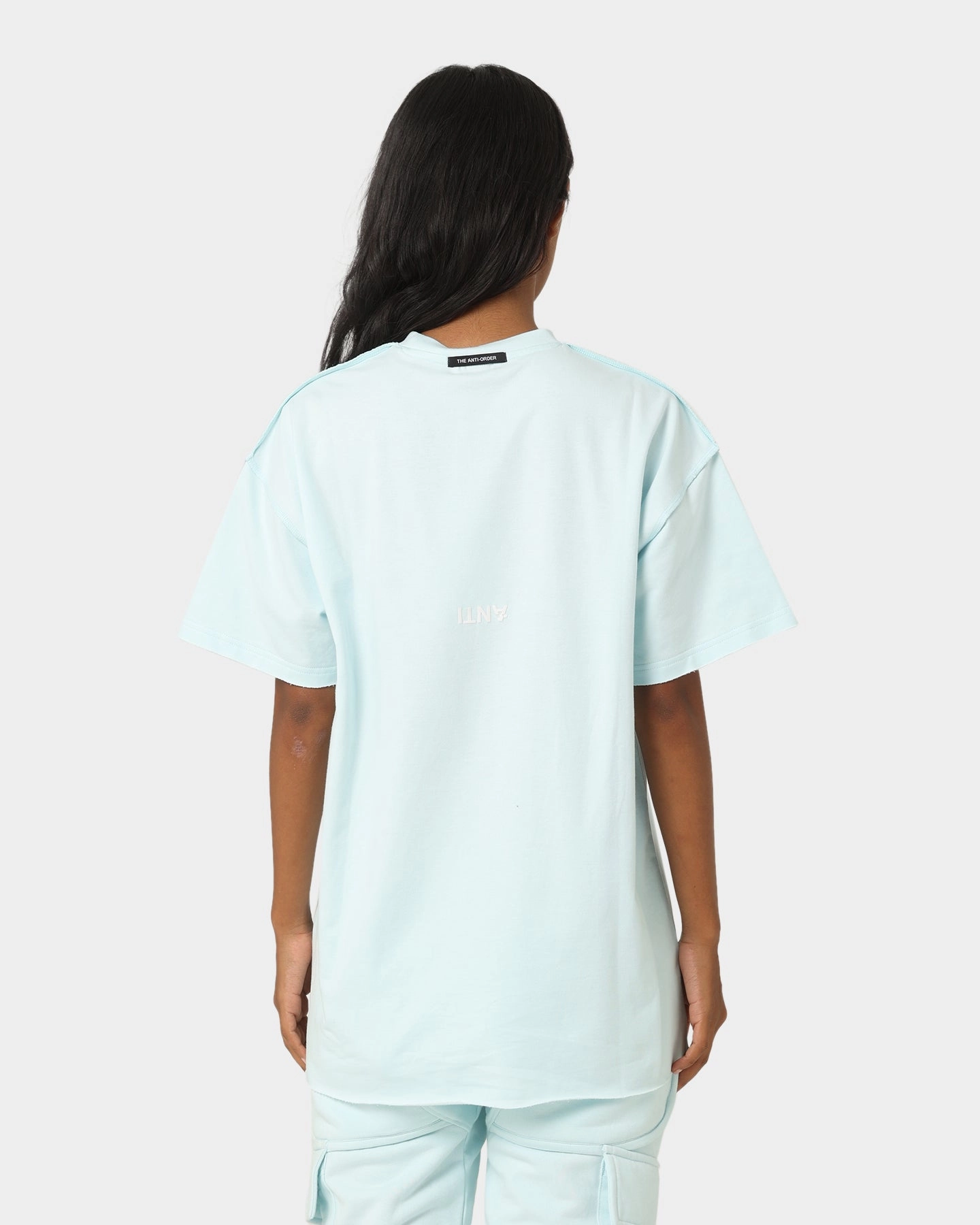 comfortable option The Anti Order Anti Essential Oversized T-Shirt Pastel Blue