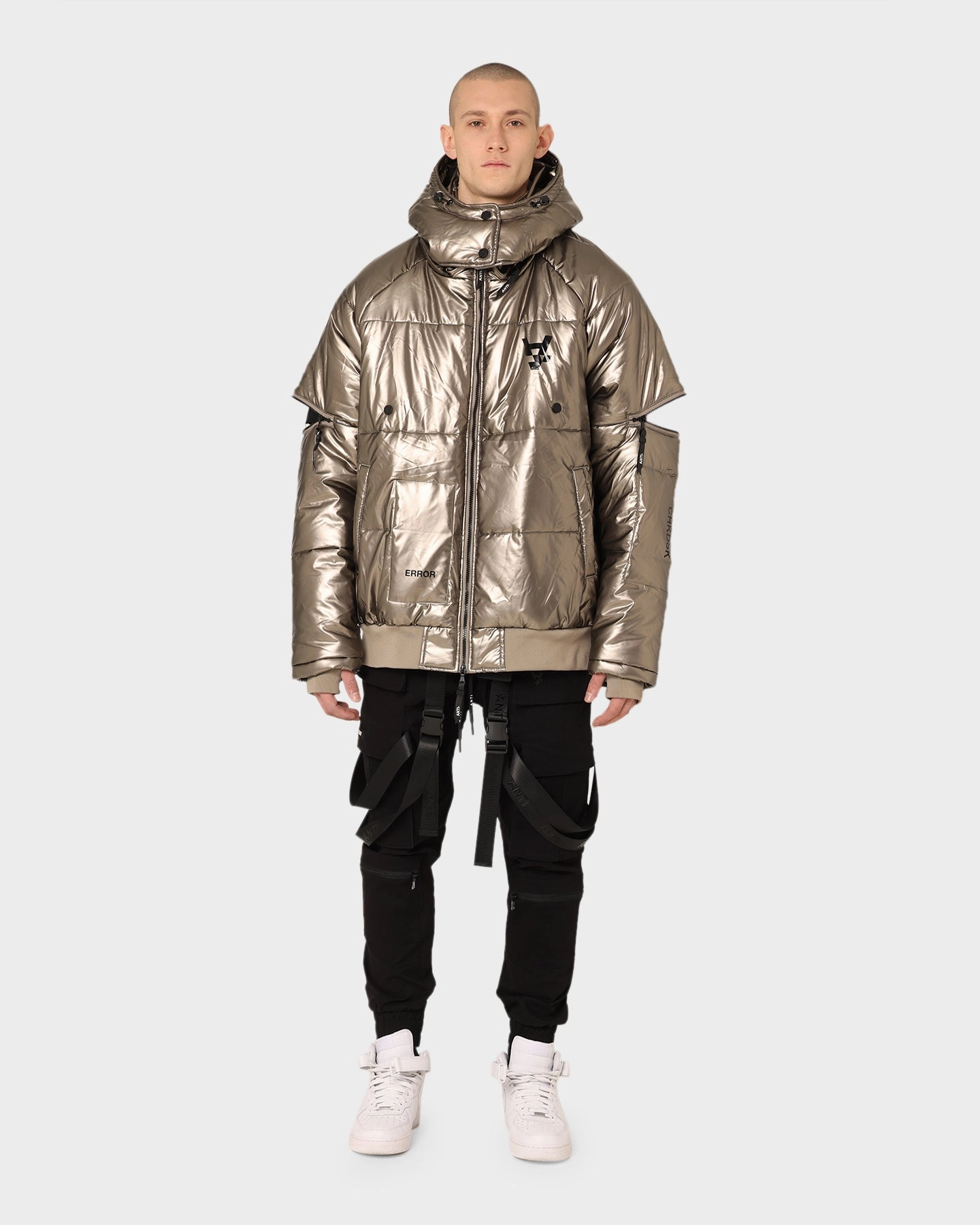 Cravat Hiking Vibe The Anti Order Anti Joy Technical Puffer Jacket Pewter