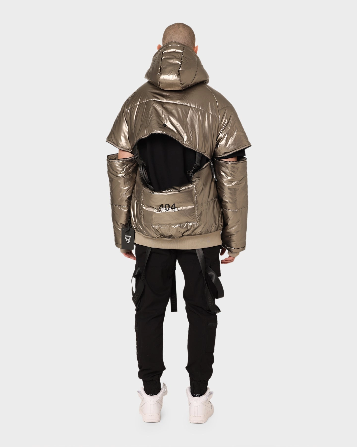The Anti Order Anti Joy Technical Puffer Jacket Pewter suitable for stage shows