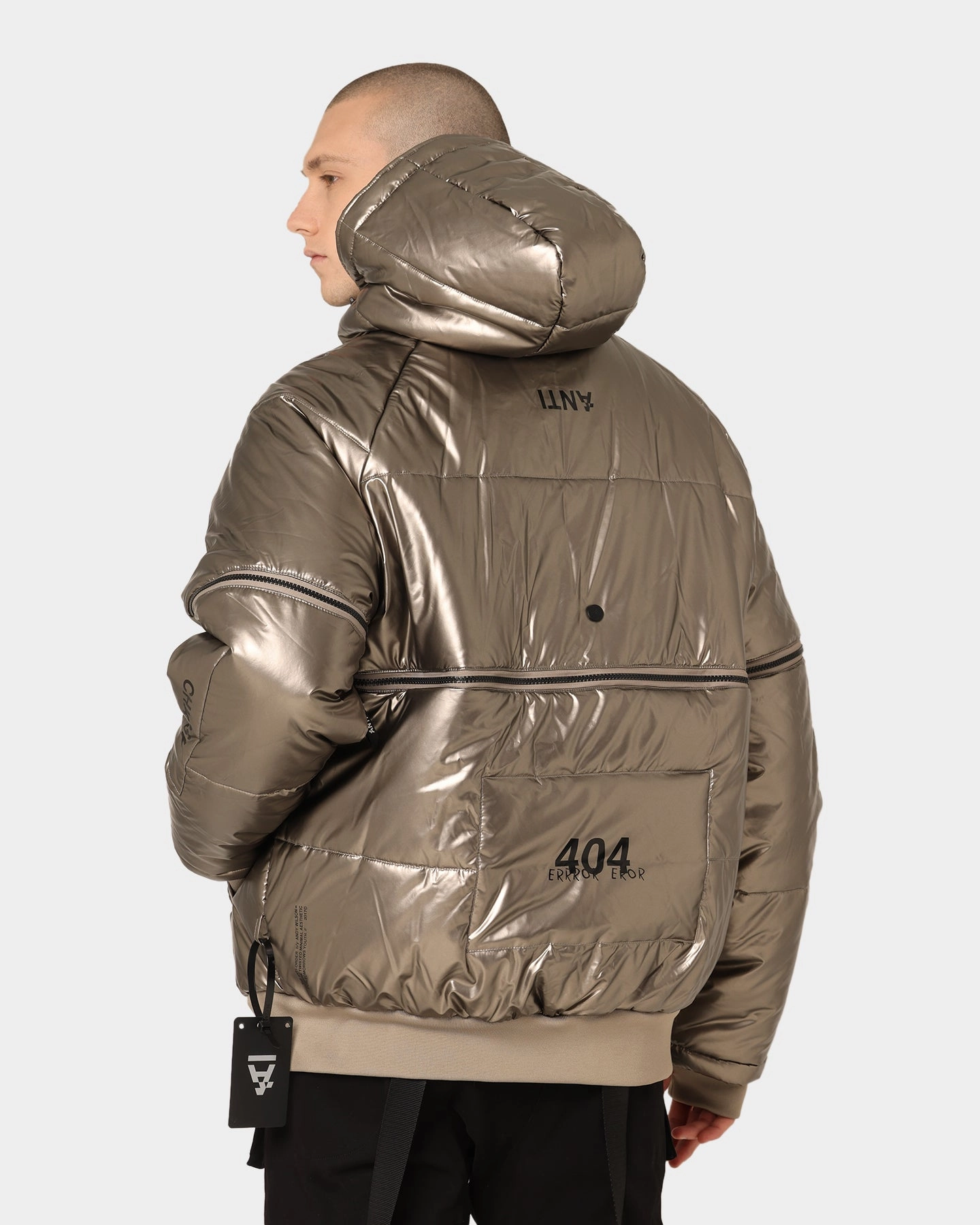 Train Adventure The Anti Order Anti Joy Technical Puffer Jacket Pewter