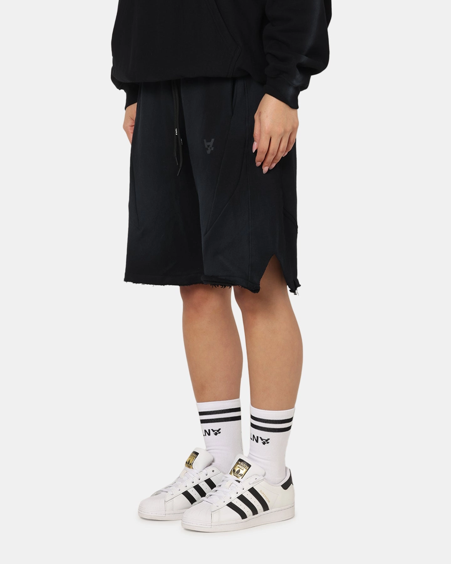 The Anti Order Apocalypse Sweat Shorts Sunfade Black Transitional Style Core Basic