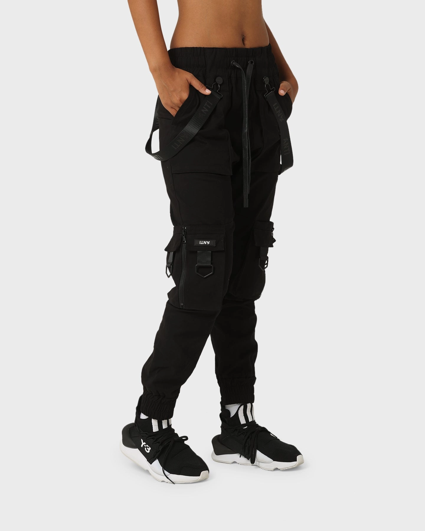 The Anti Order Armed Forces Elite Joggers Black HighRiseWaist Stretchable
