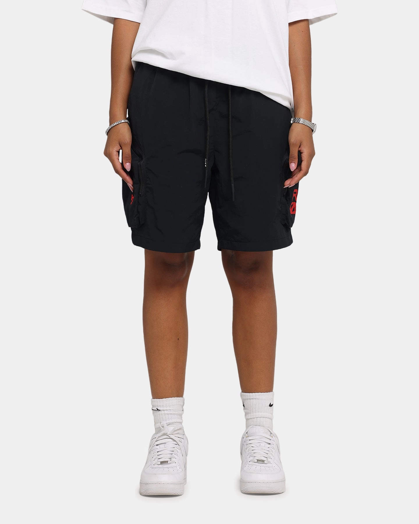 BreathableMeshLining The Anti Order Faction Technical Shorts Black/Red
