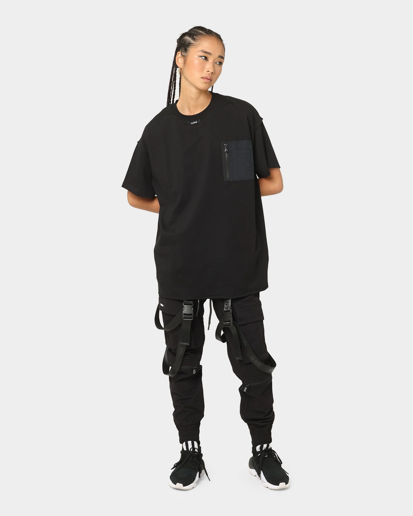 Layered Look Wear Ultimate Wear The Anti Order Non-Tactical Oversized T-Shirt Black