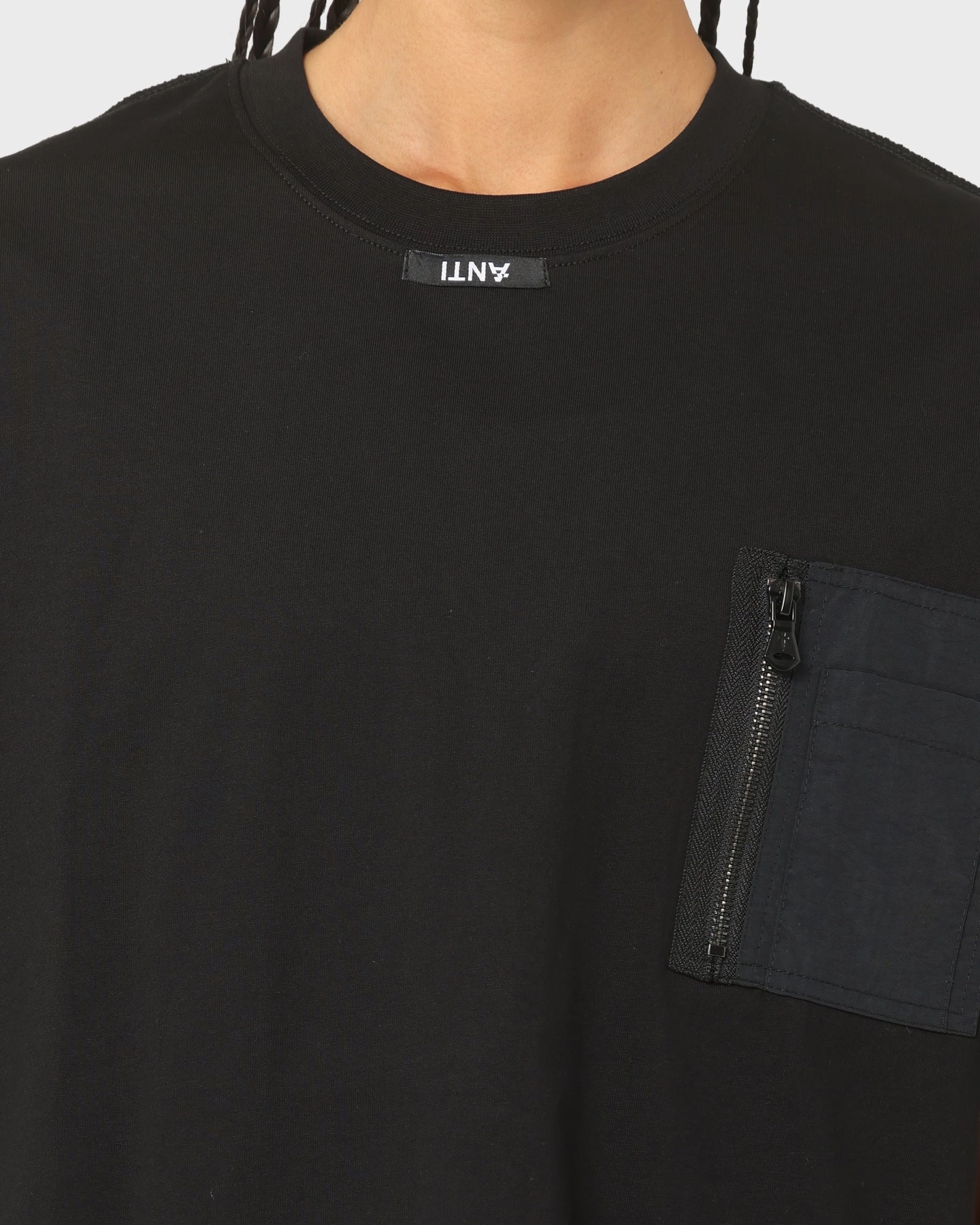 Soft Fabric The Anti Order Non-Tactical Oversized T-Shirt Black