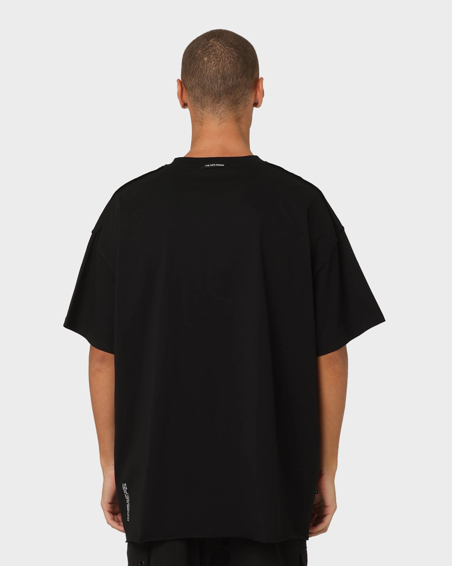 Smart Design Comfy Comfort The Anti Order Non-Tactical Oversized T-Shirt Black