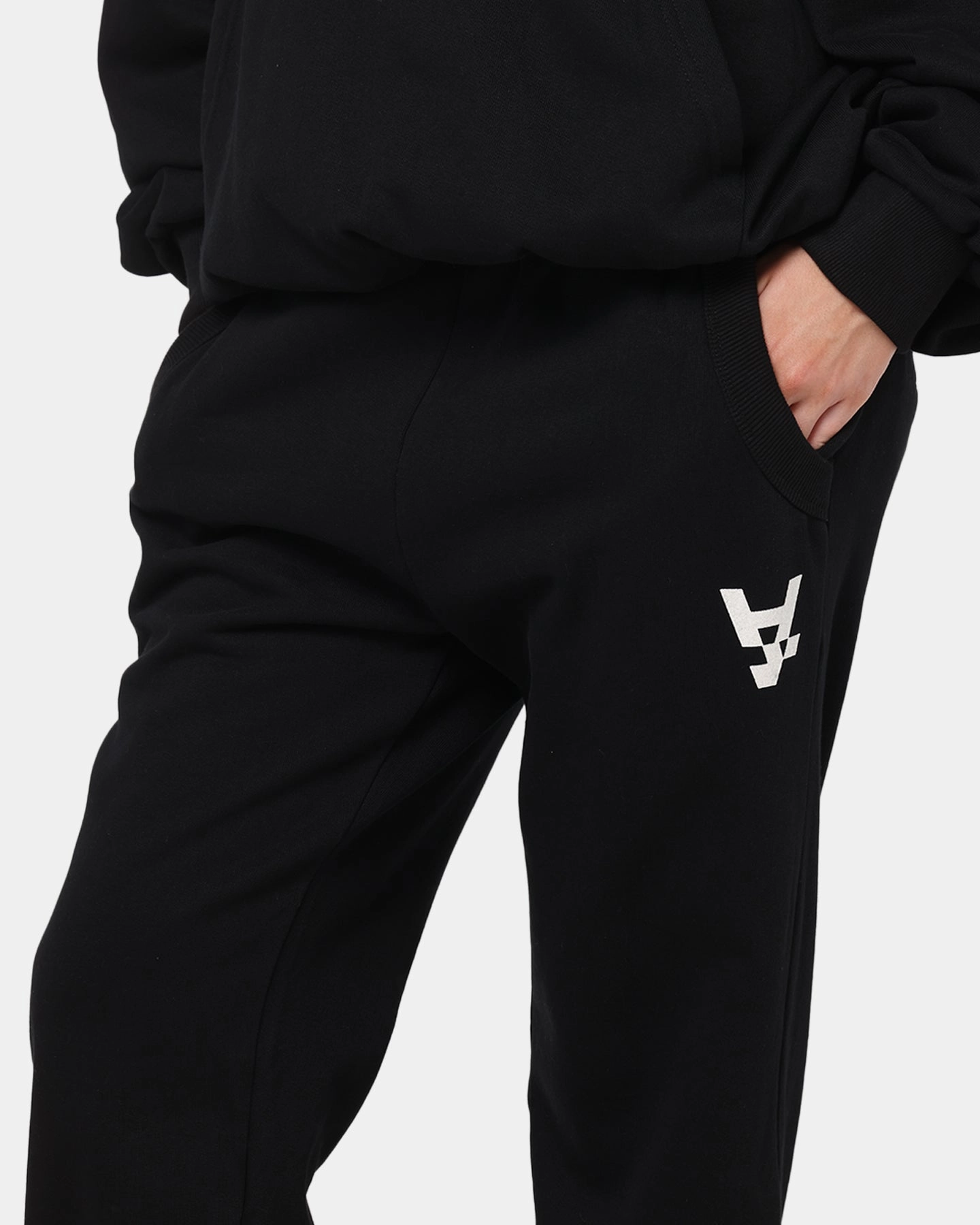 The Anti Order Reverse Logo Track Pants Black Trendy Comfort