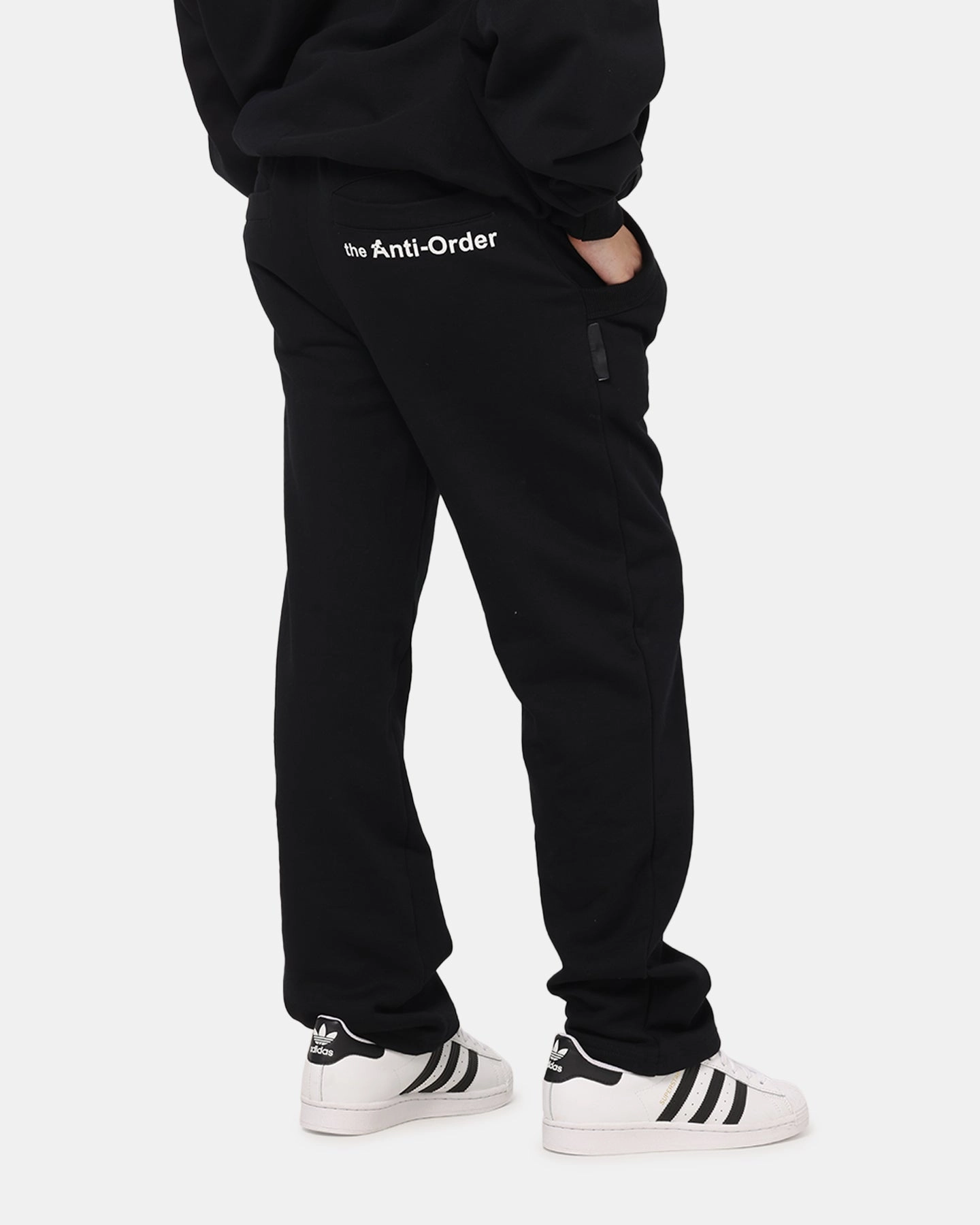 Performance Design The Anti Order Reverse Logo Track Pants Black