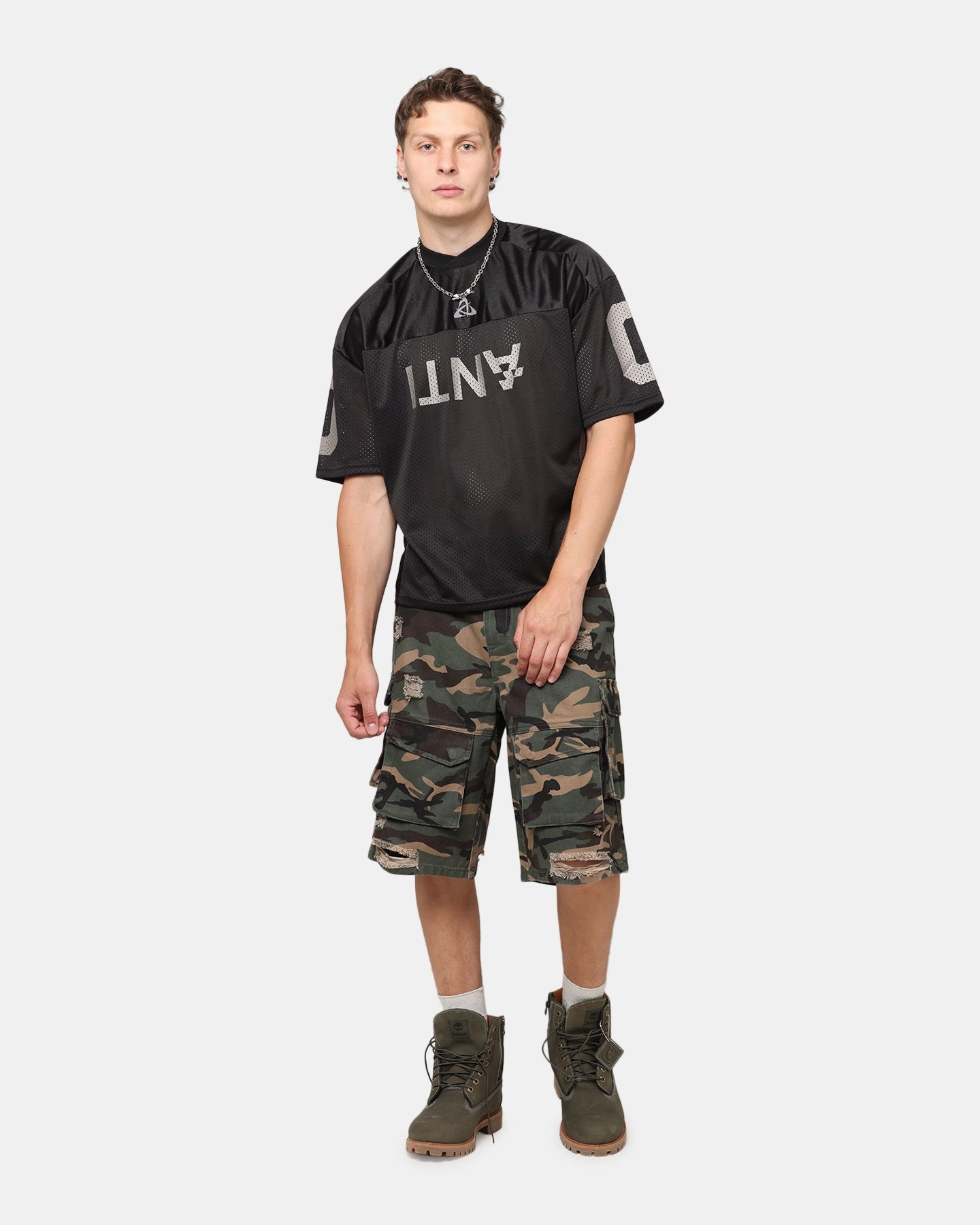 Soft Touch Interior Game Vibes The Anti Order Sparta Mesh Team Jersey Black/Grey