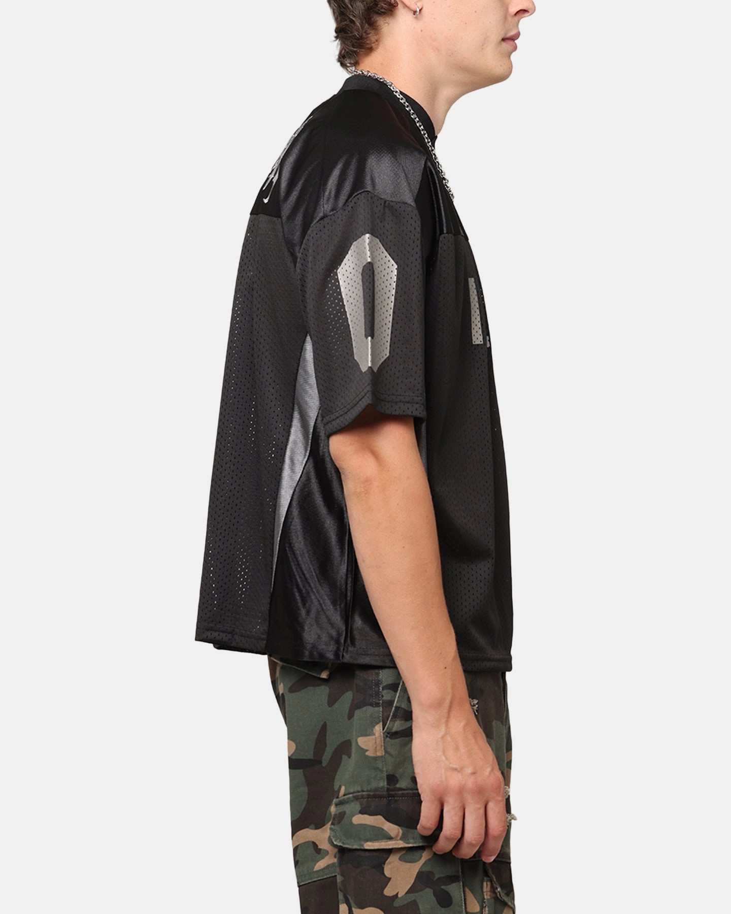 The Anti Order Sparta Mesh Team Jersey Black/Grey Sun Protection Fabric Smooth Zone Paneling