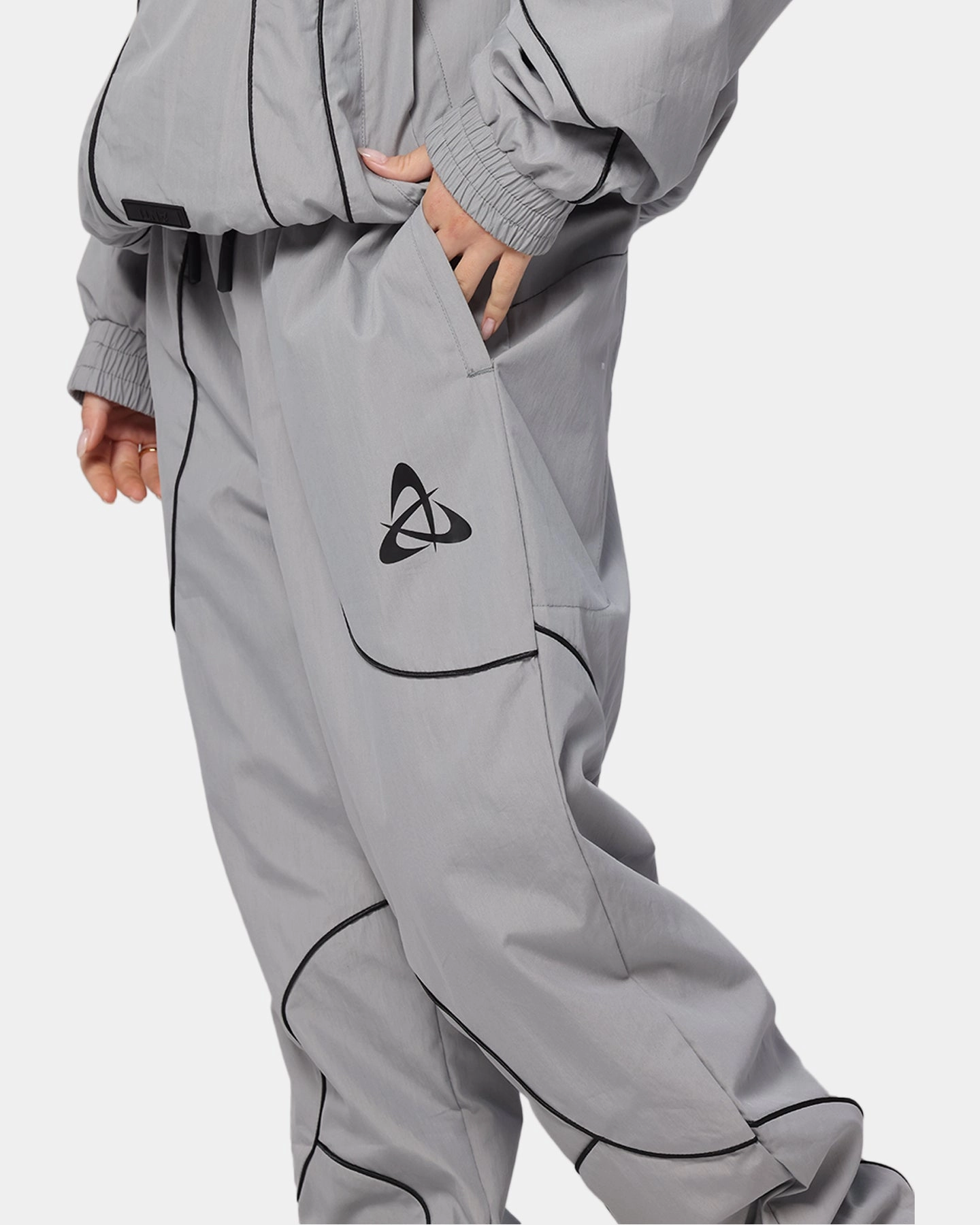 Versatile staple The Anti Order Stereo Nylon Track Jogger Grey