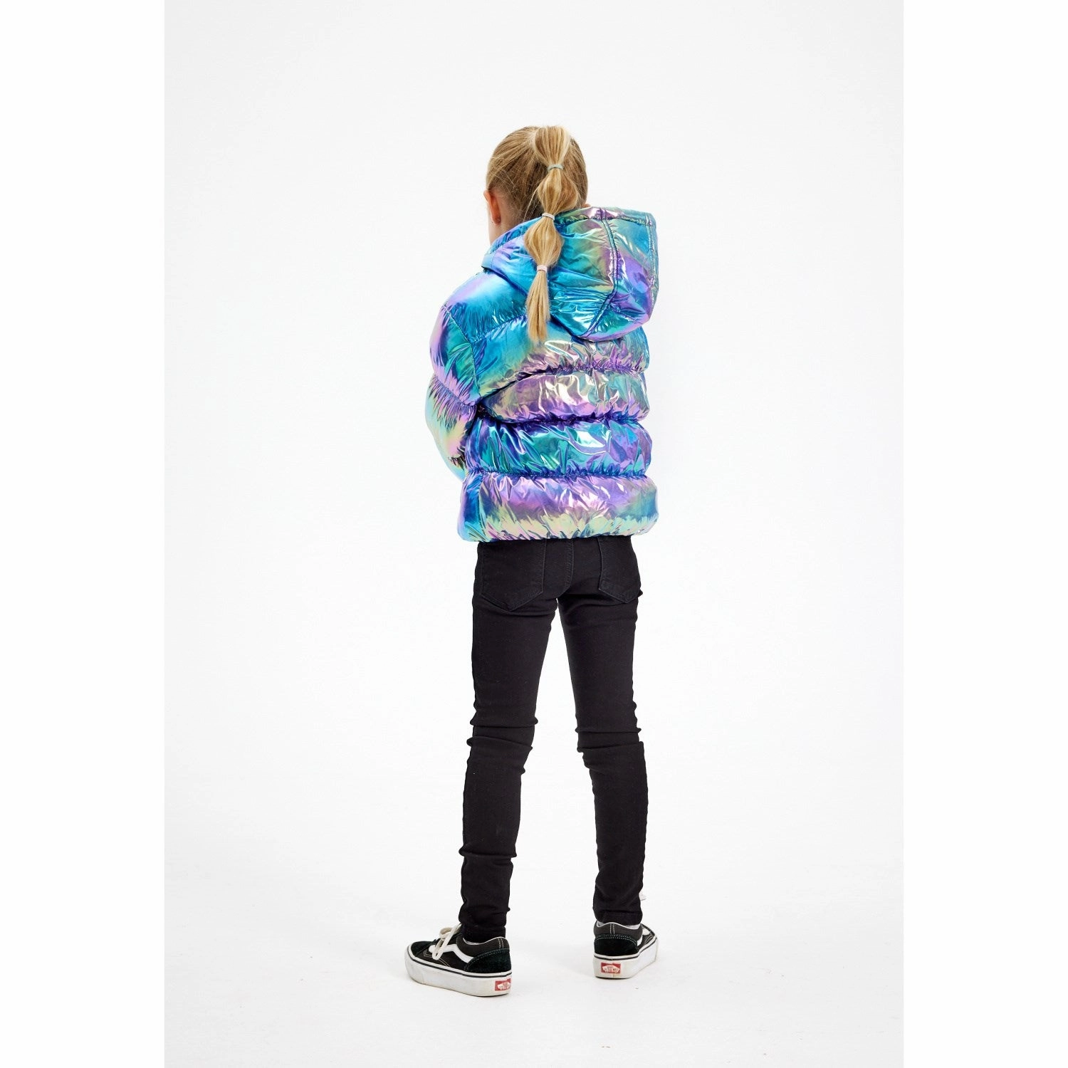 The New Metallic Lula Puffer Jacket Microfiber Shell