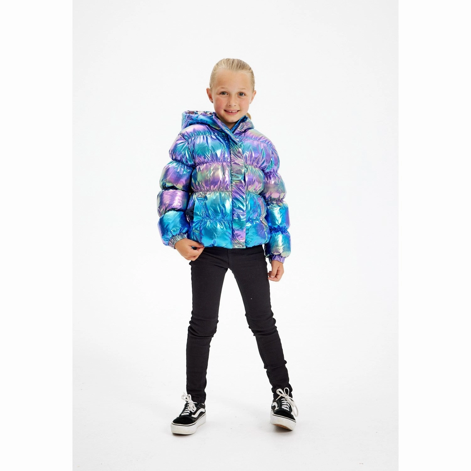 Packable Feature The New Metallic Lula Puffer Jacket